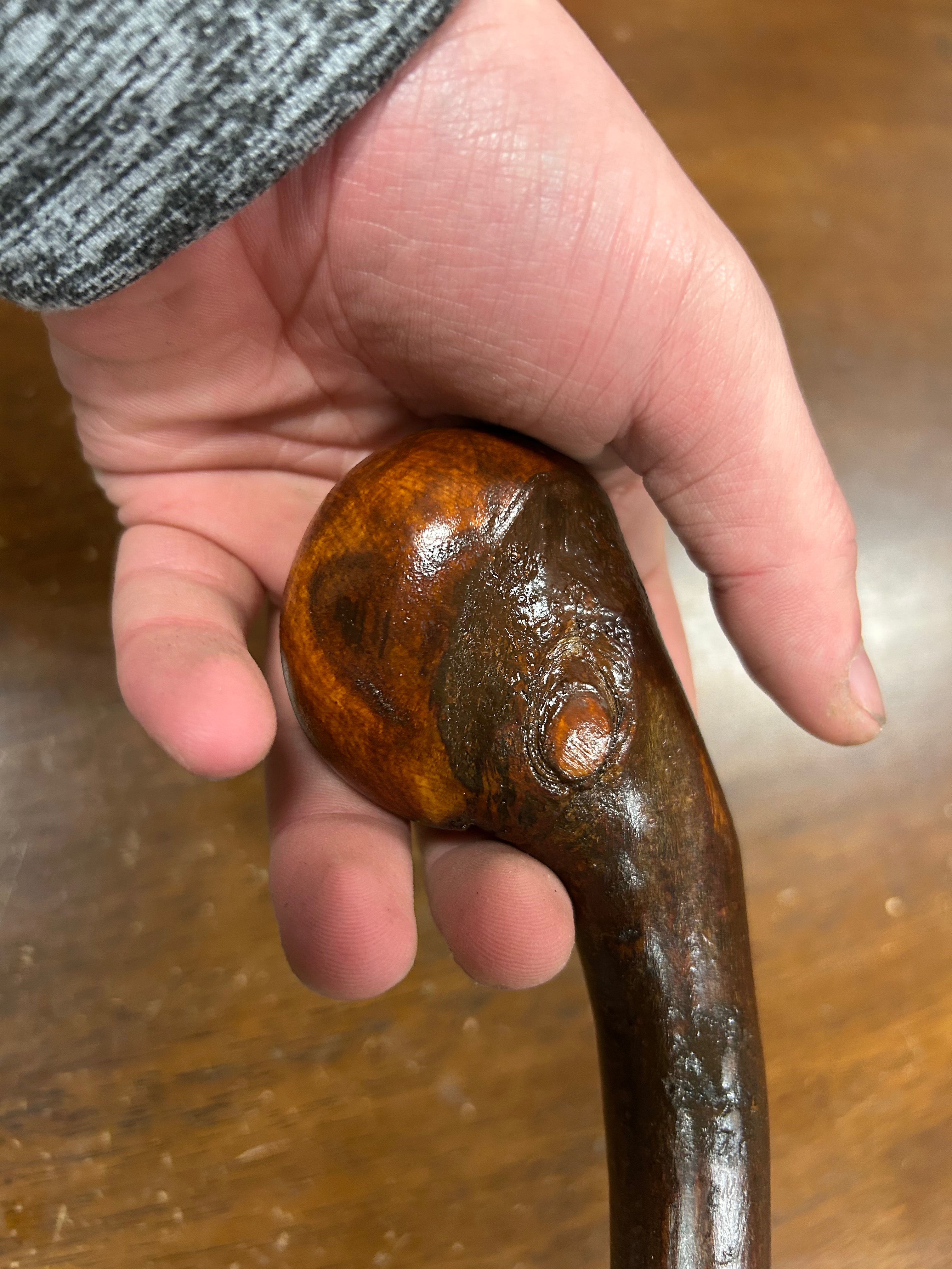 Blackthorn Walking Stick 38 1/2 inch - Handmade in Ireland