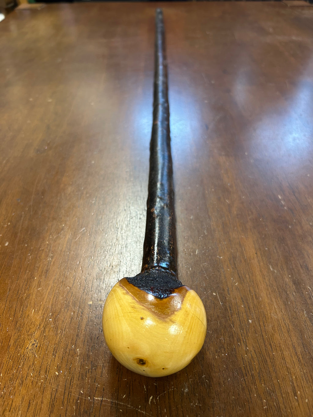 Blackthorn Walking Stick 37 1/4 inch - Handmade in Ireland