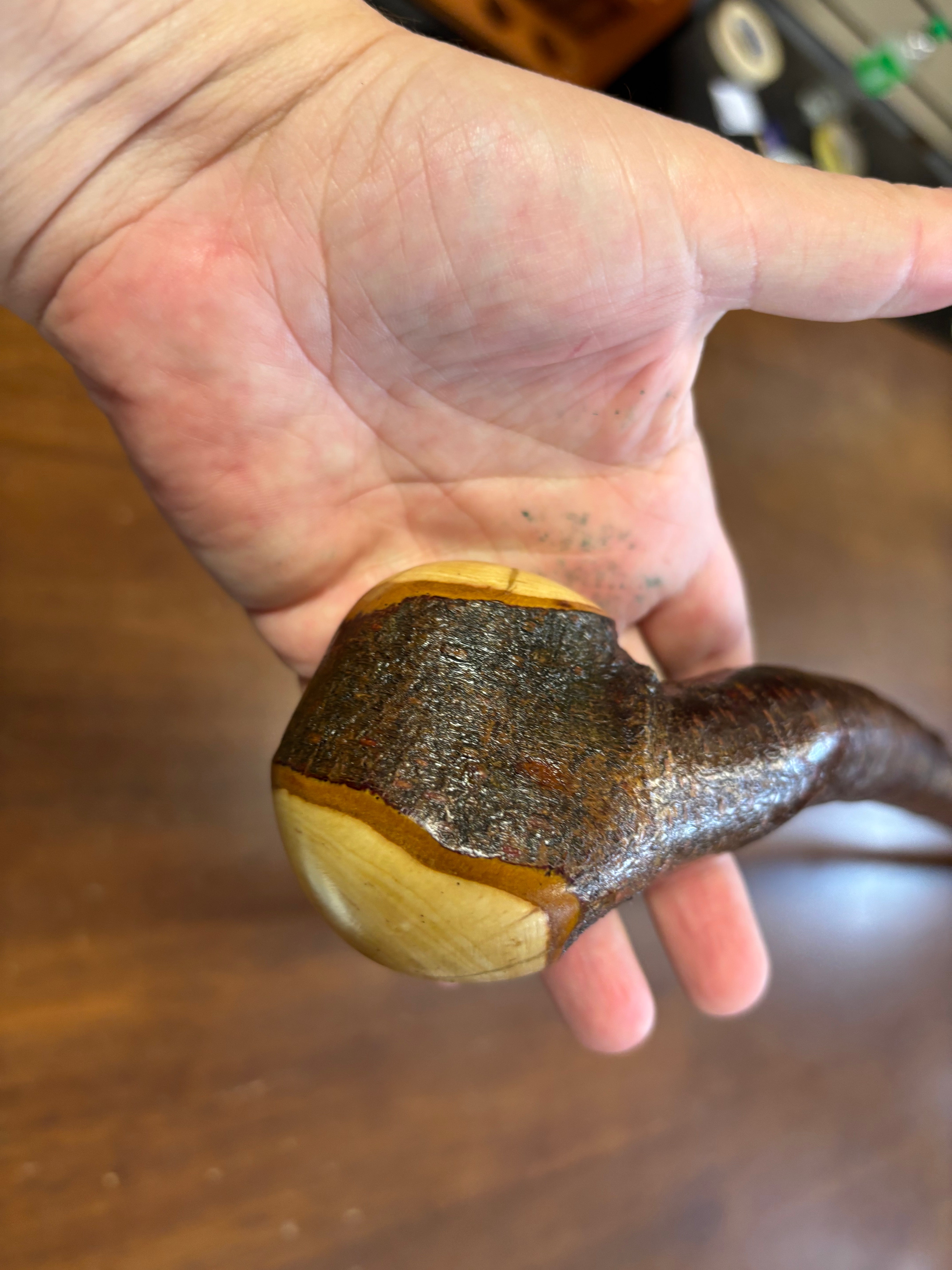 Blackthorn Walking Stick 37 1/4 inch - Handmade in Ireland