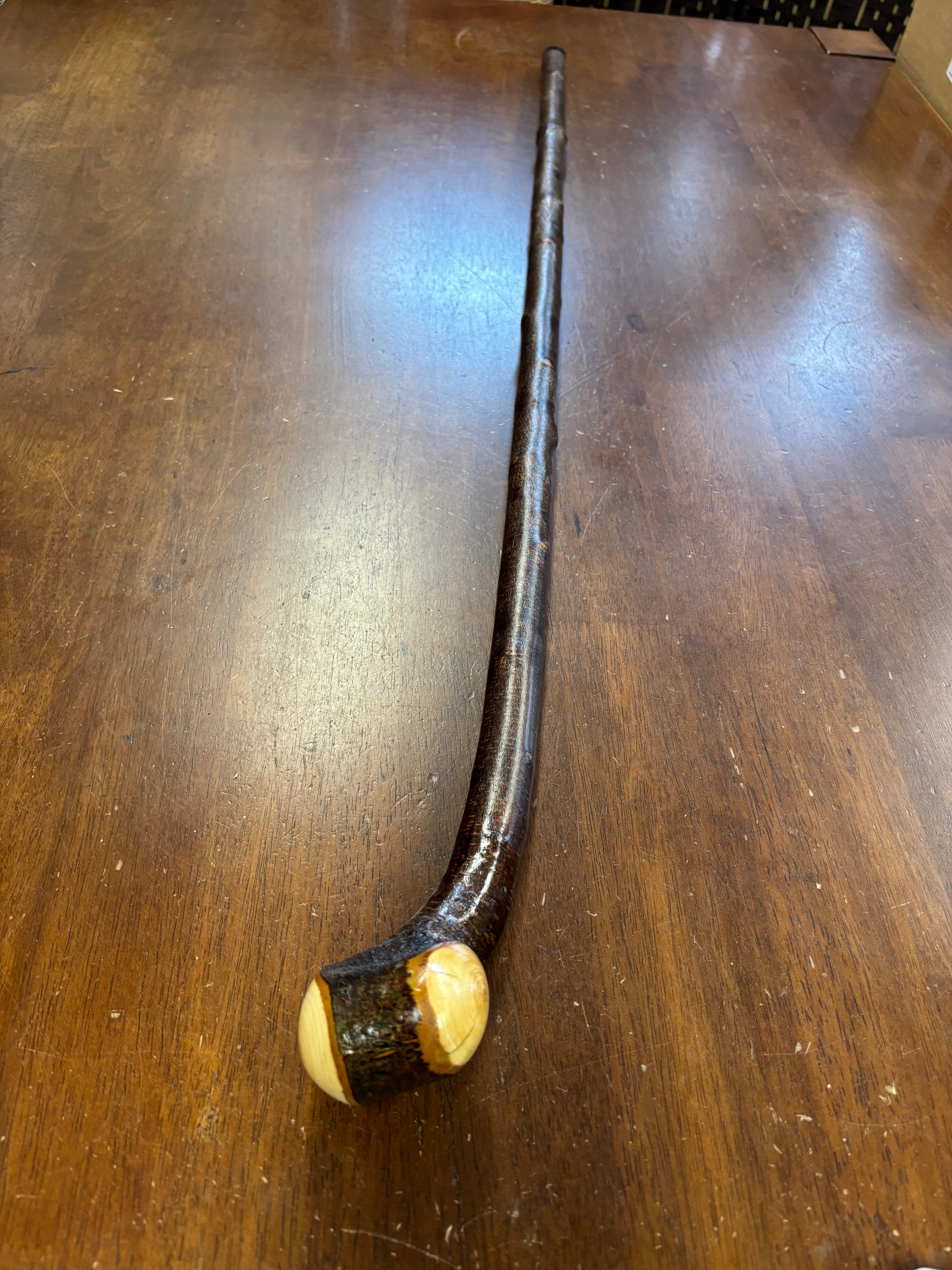 Blackthorn Walking Stick 37 1/4 inch - Handmade in Ireland