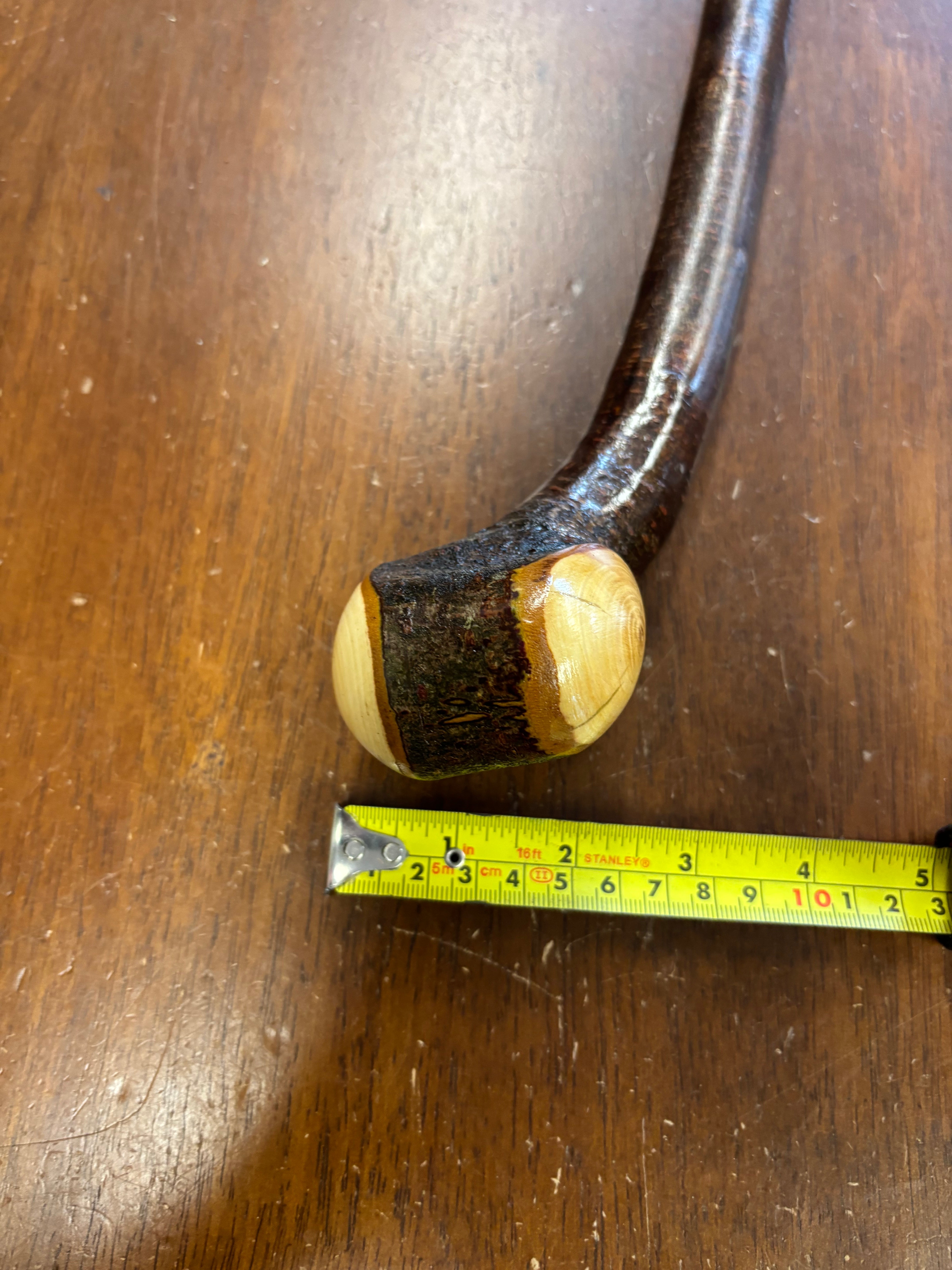 Blackthorn Walking Stick 37 1/4 inch - Handmade in Ireland