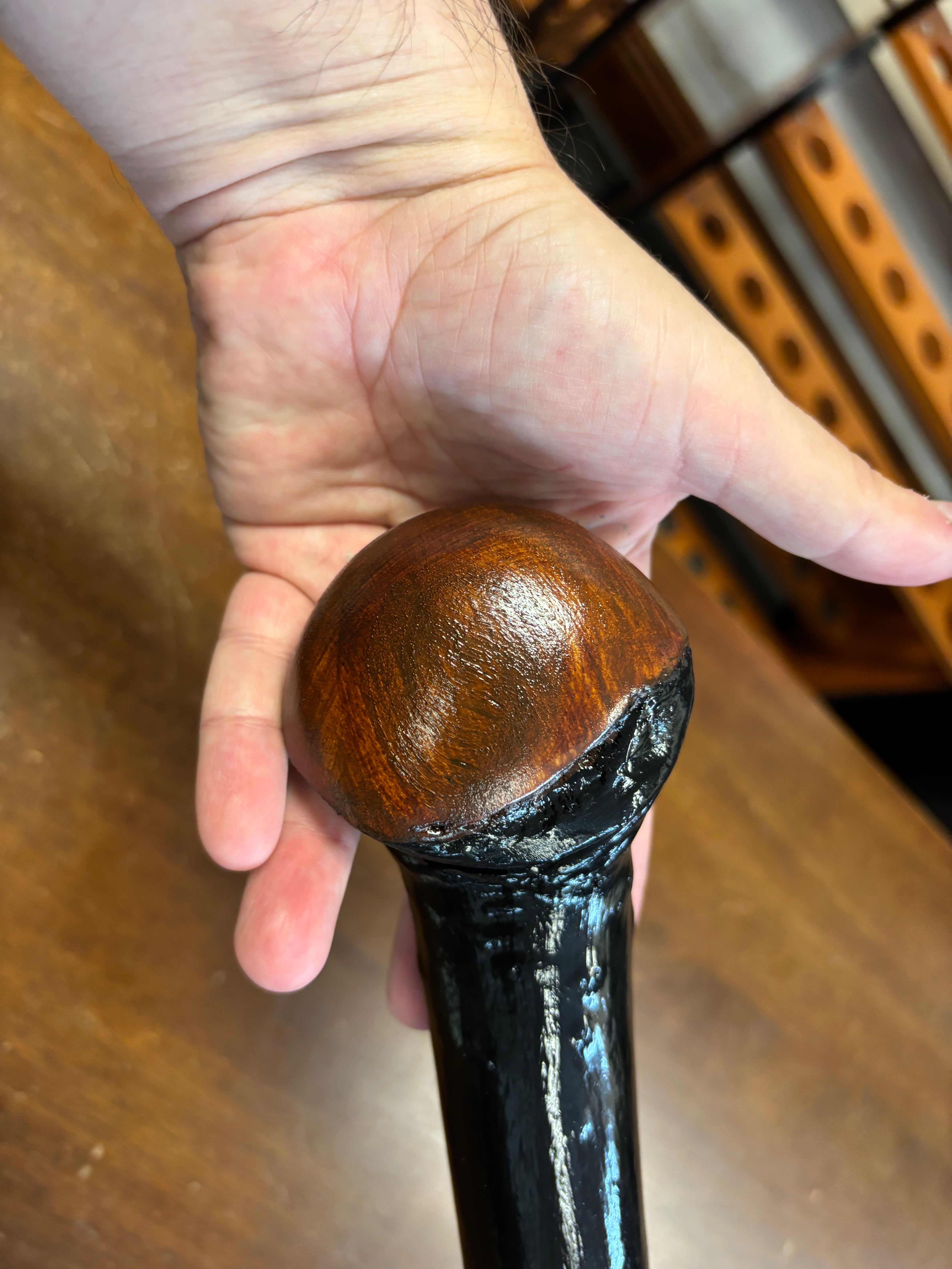 Blackthorn Walking Stick 39 3/4 inch - Handmade in Ireland