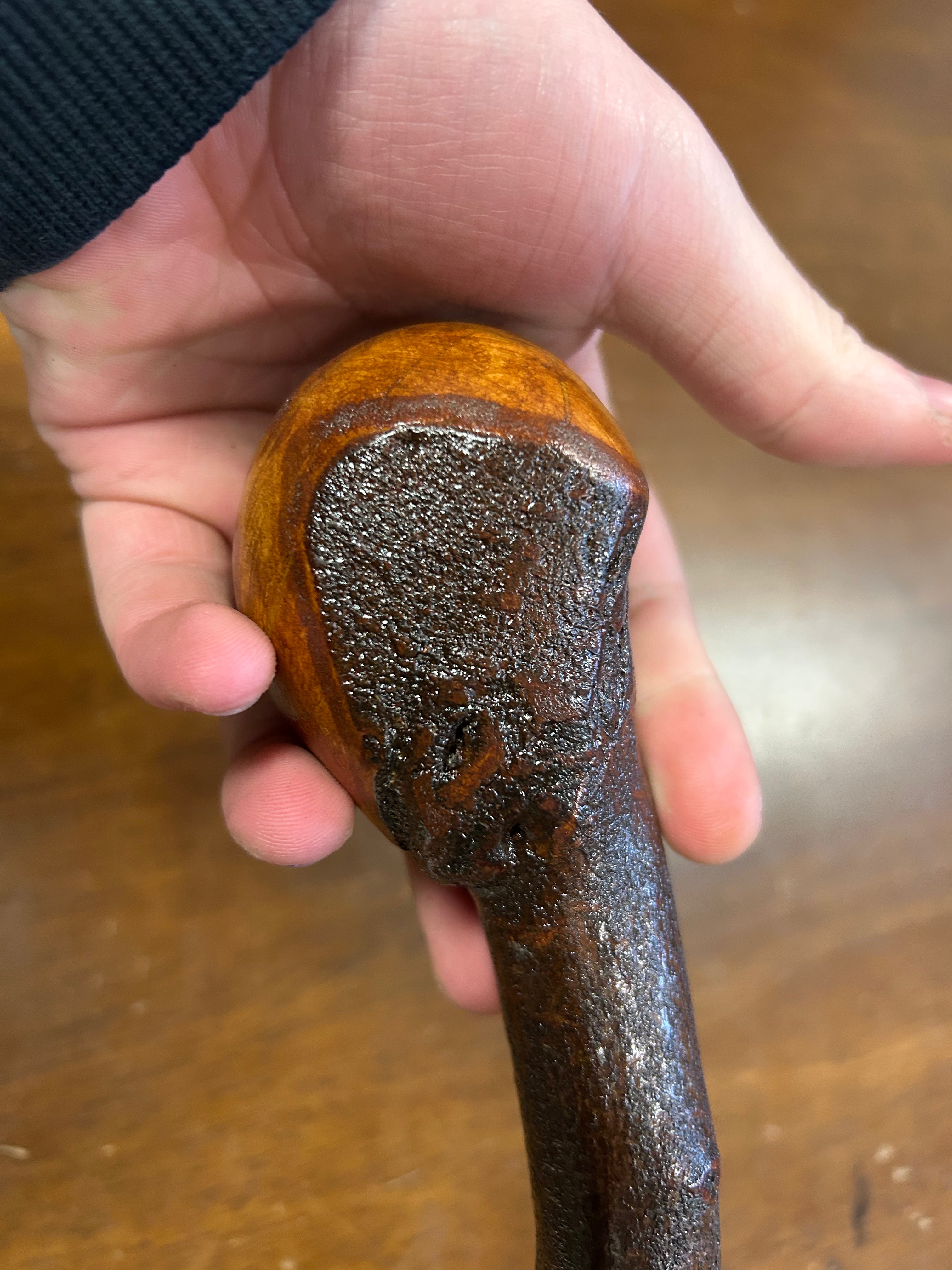 Blackthorn Walking Stick 38 1/2 inch - Handmade in Ireland