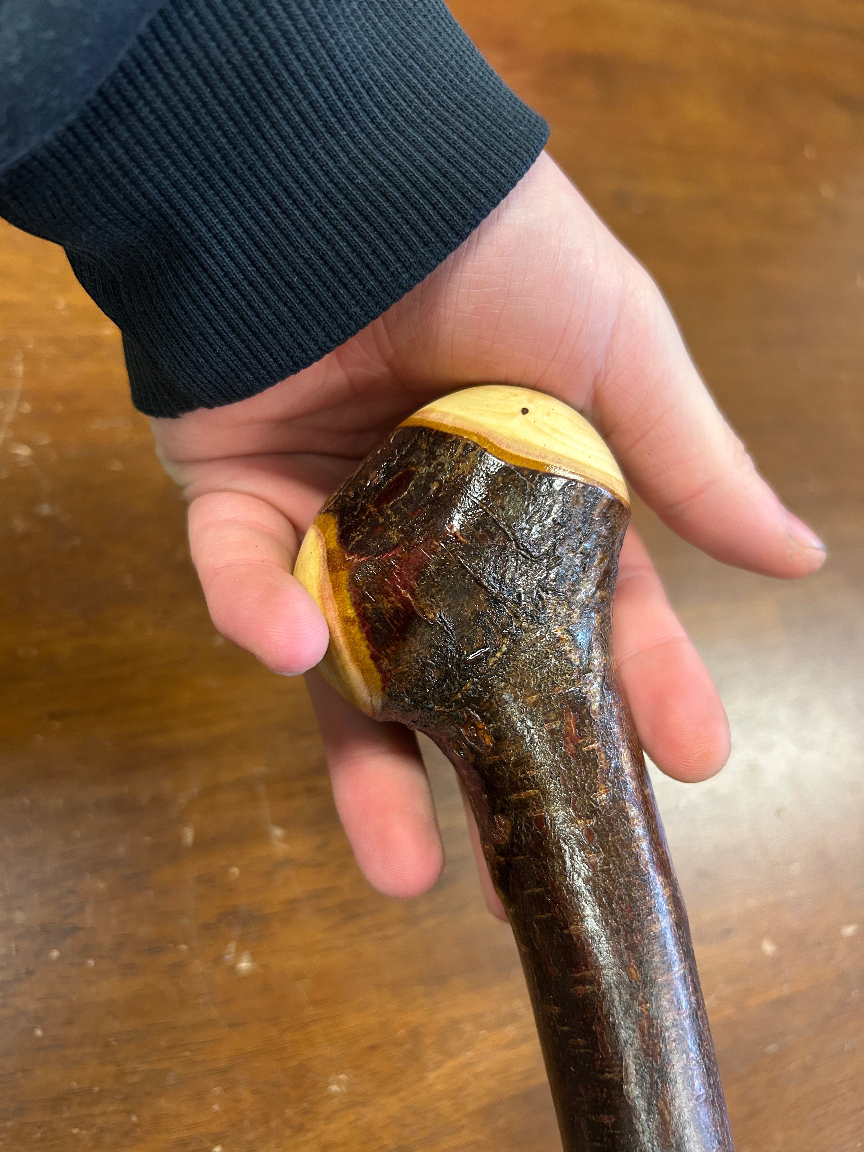 Blackthorn Walking Stick 36 1/2 inch - Handmade in Ireland