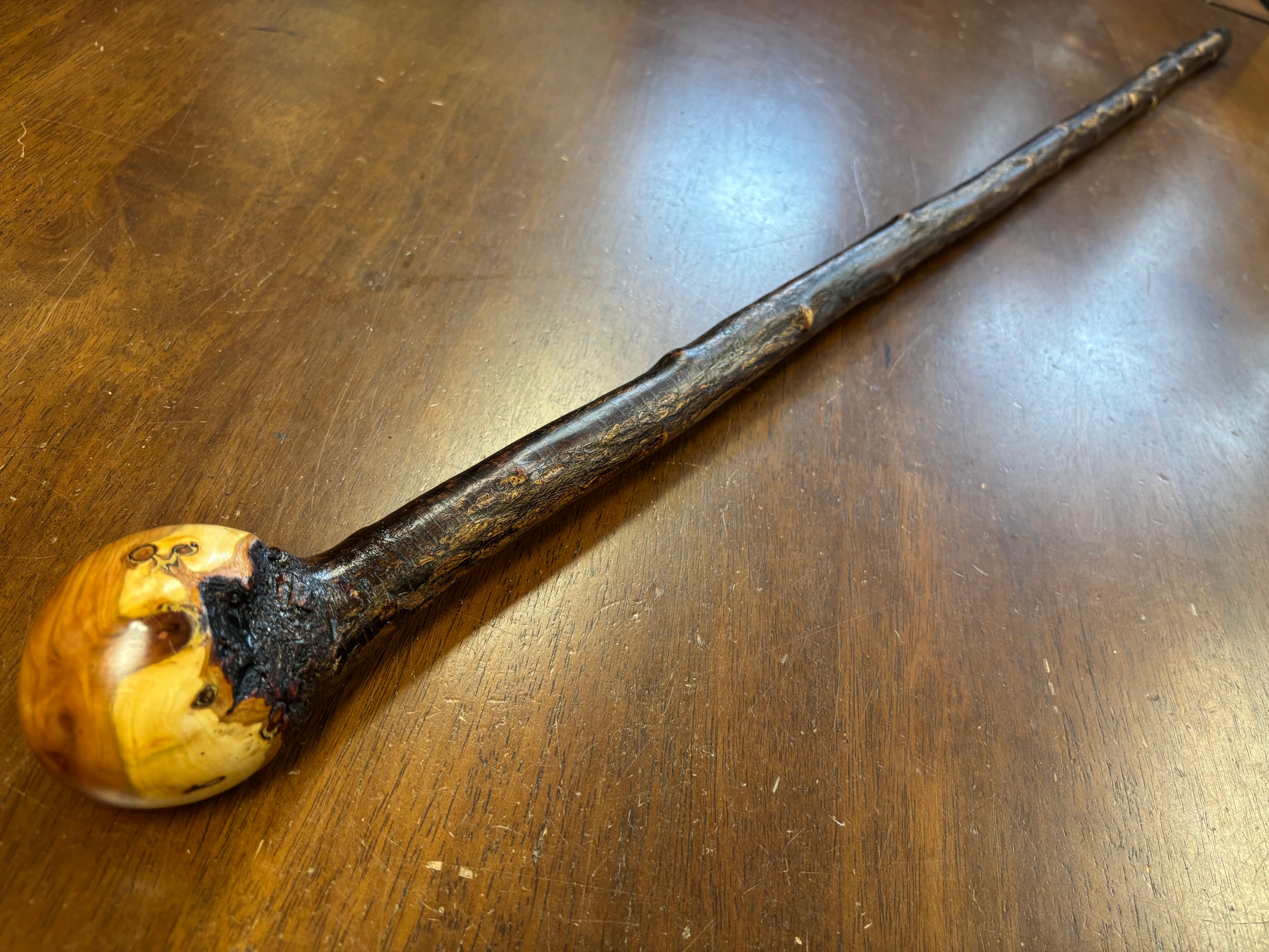 Blackthorn Walking Stick 39 1/4 inch - Handmade in Ireland – McCaffrey ...