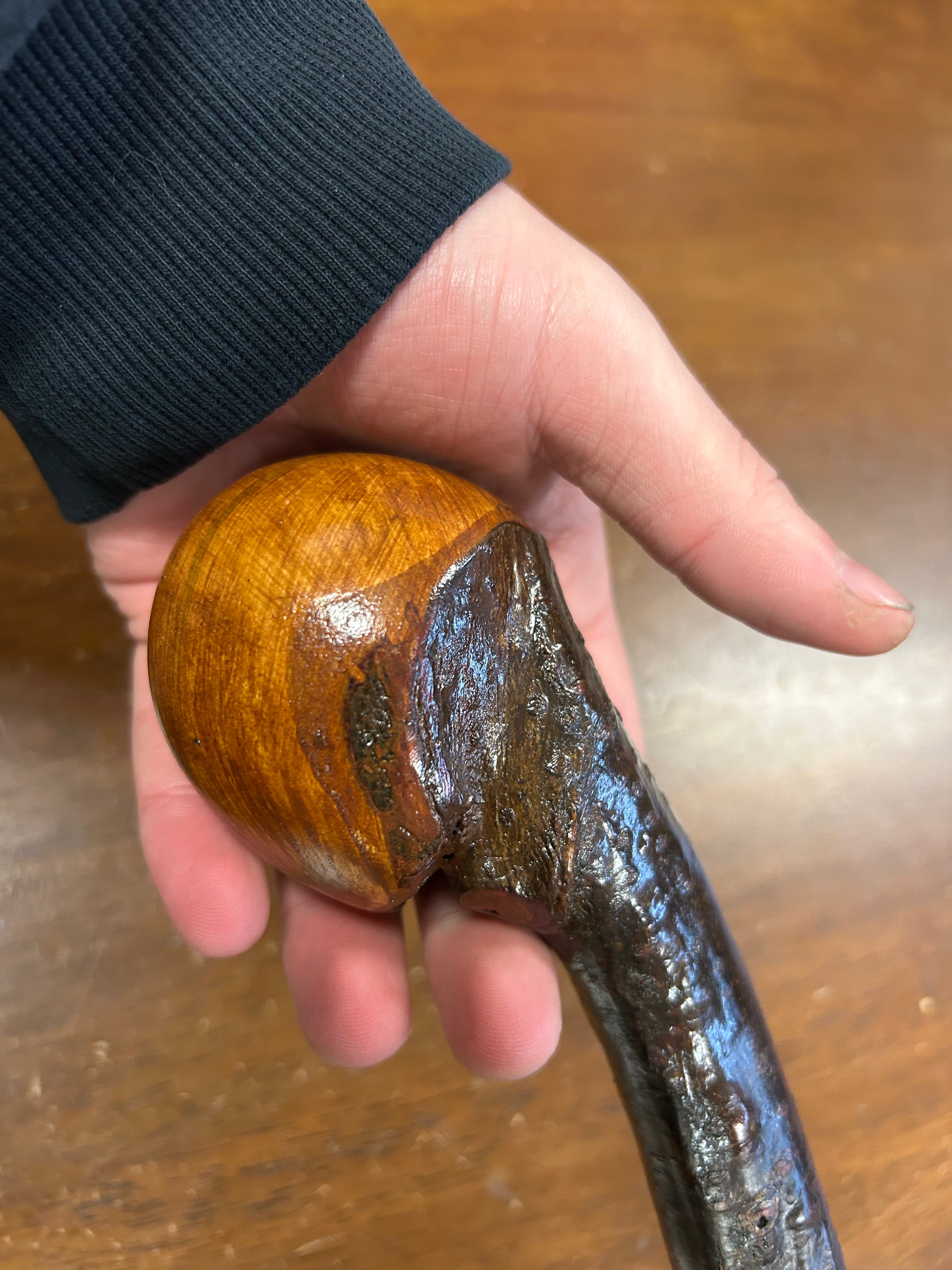 Blackthorn Walking Stick 38 1/2 inch - Handmade in Ireland