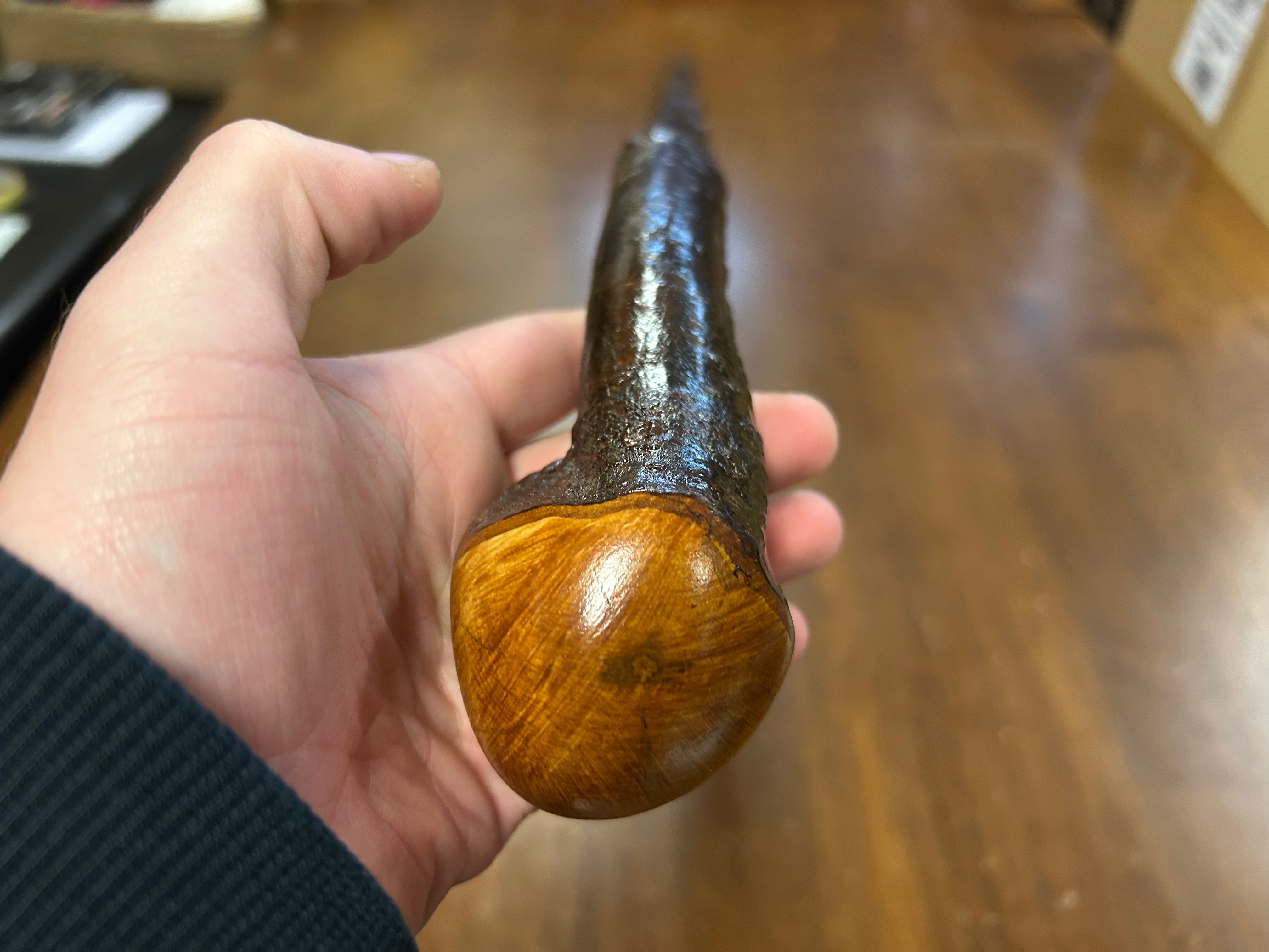 Blackthorn Walking Stick 38 1/2 inch - Handmade in Ireland