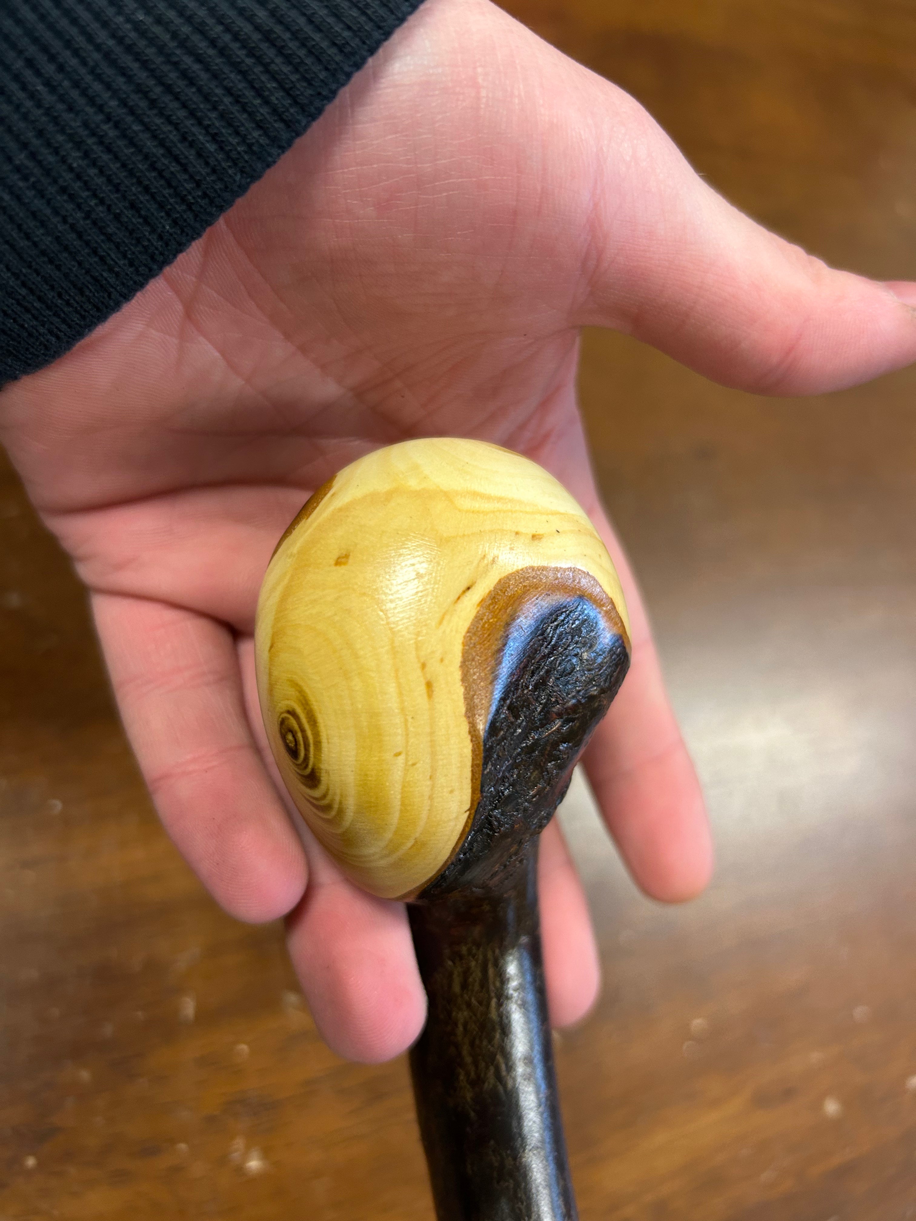 Blackthorn Walking Stick 37 1/4 inch - Handmade in Ireland