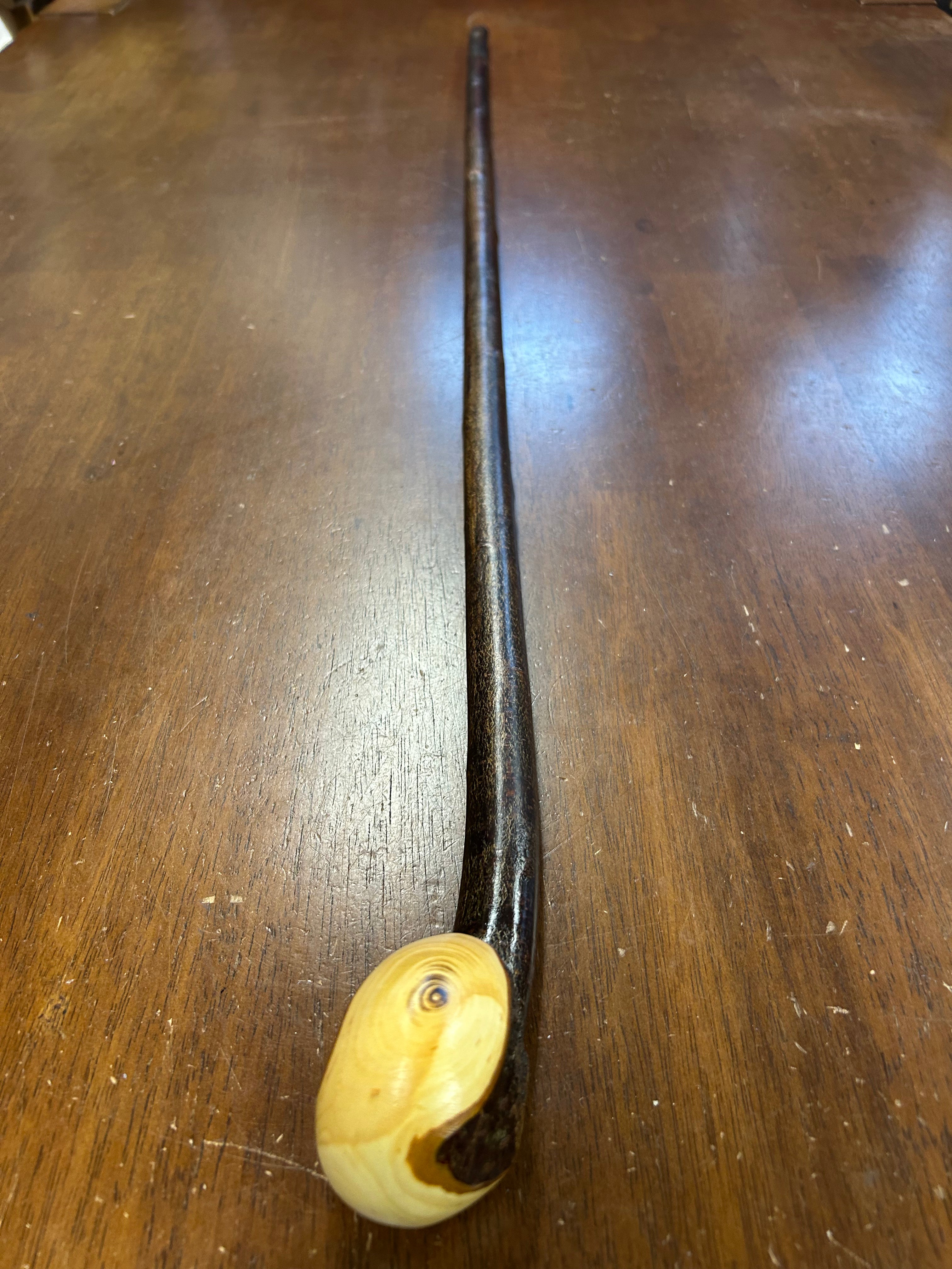 Blackthorn Walking Stick 37 1/4 inch - Handmade in Ireland