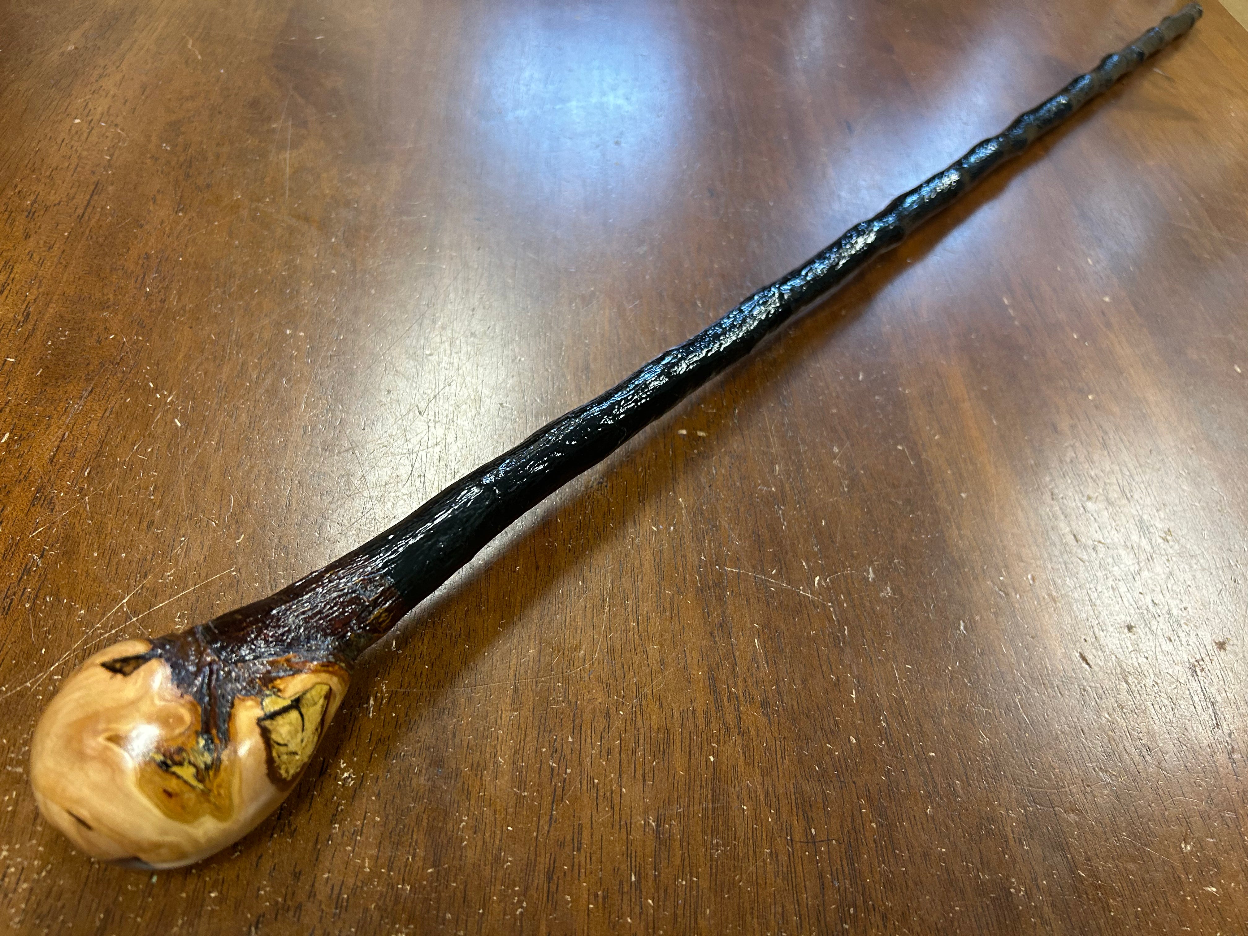 Blackthorn Walking Stick 37 1/2 inch - Handmade in Ireland