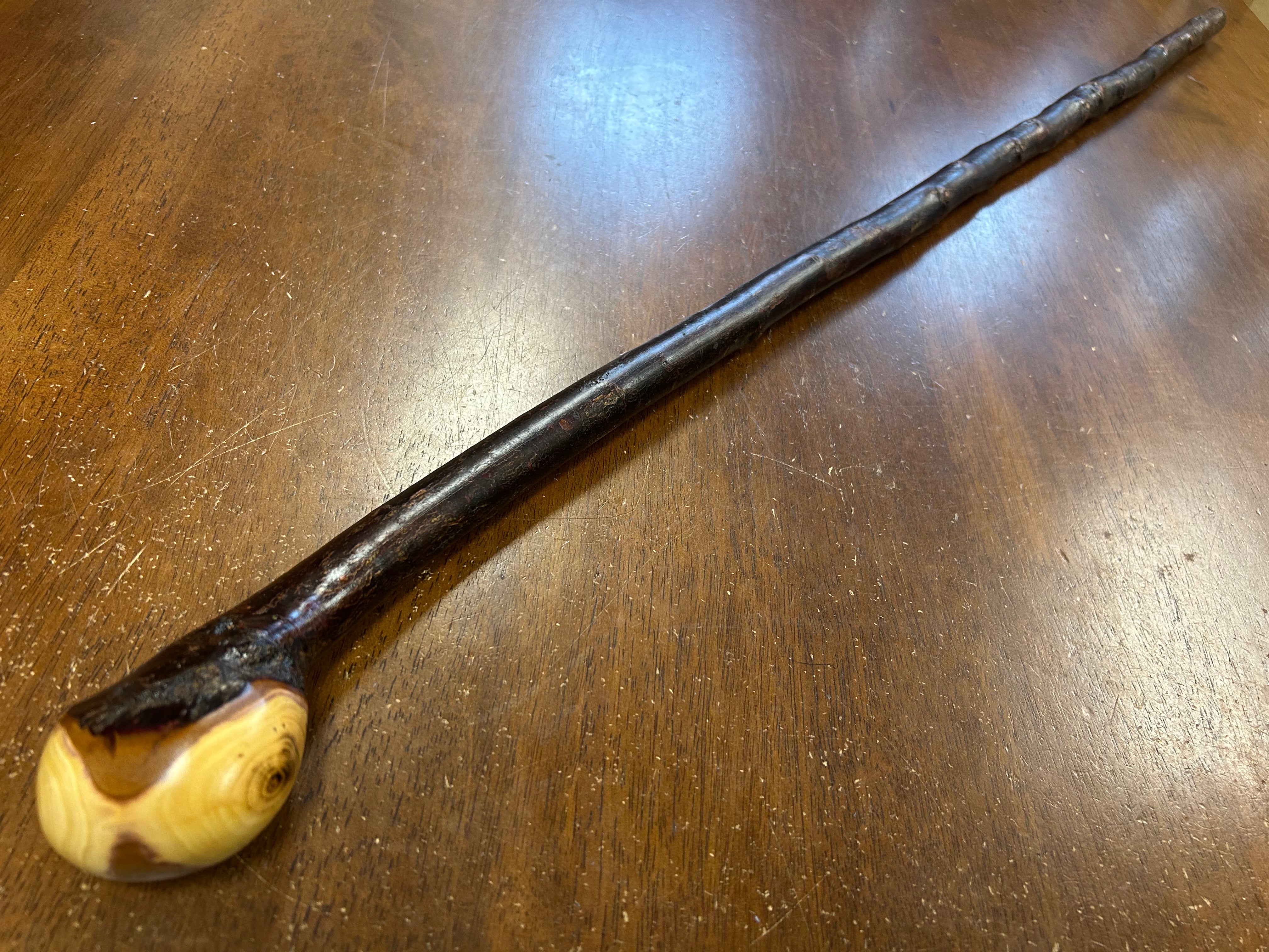 Blackthorn Walking Stick 39 1/4 inch - Handmade in Ireland
