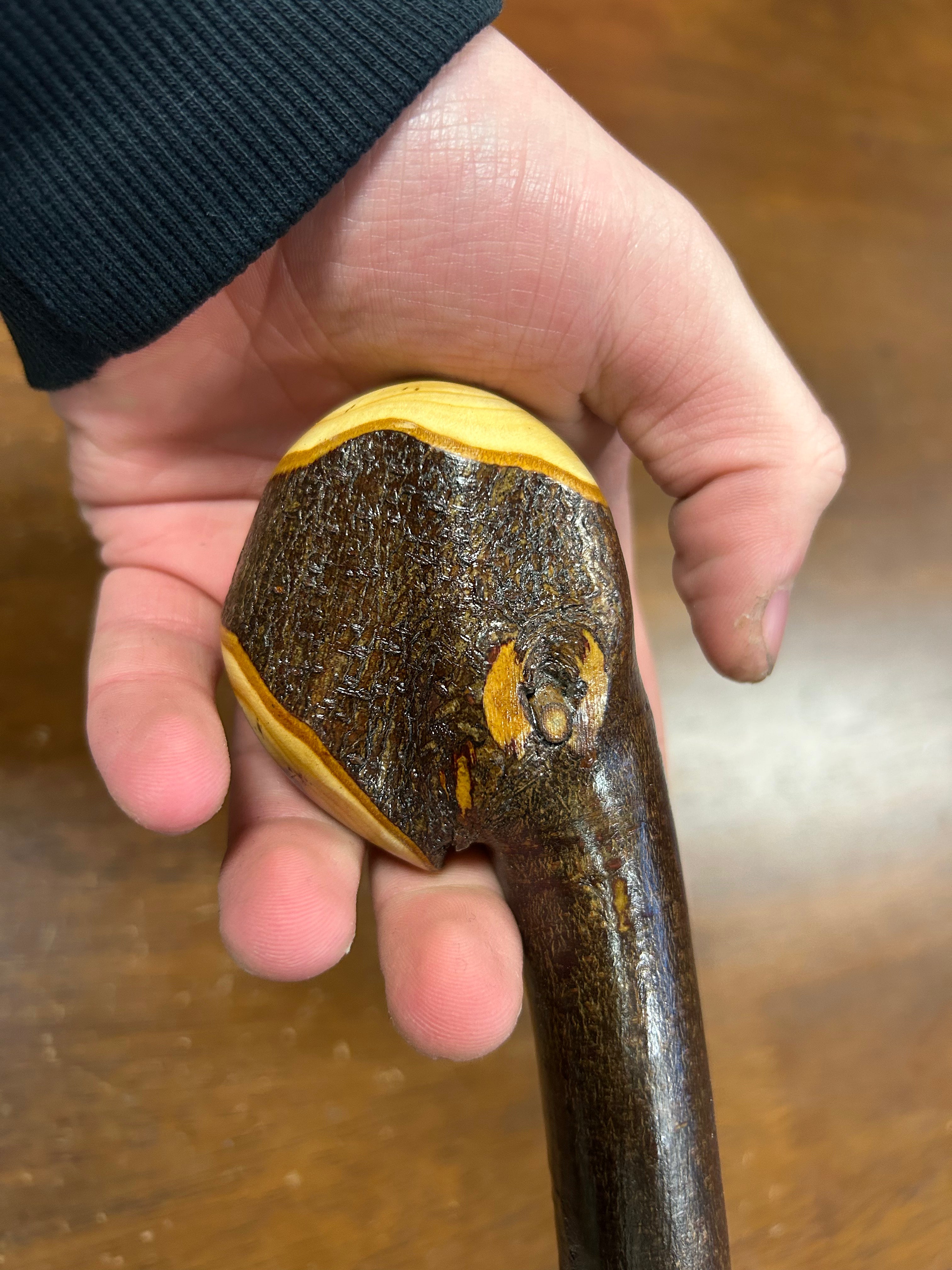 Blackthorn Walking Stick 37 1/2 inch - Handmade in Ireland