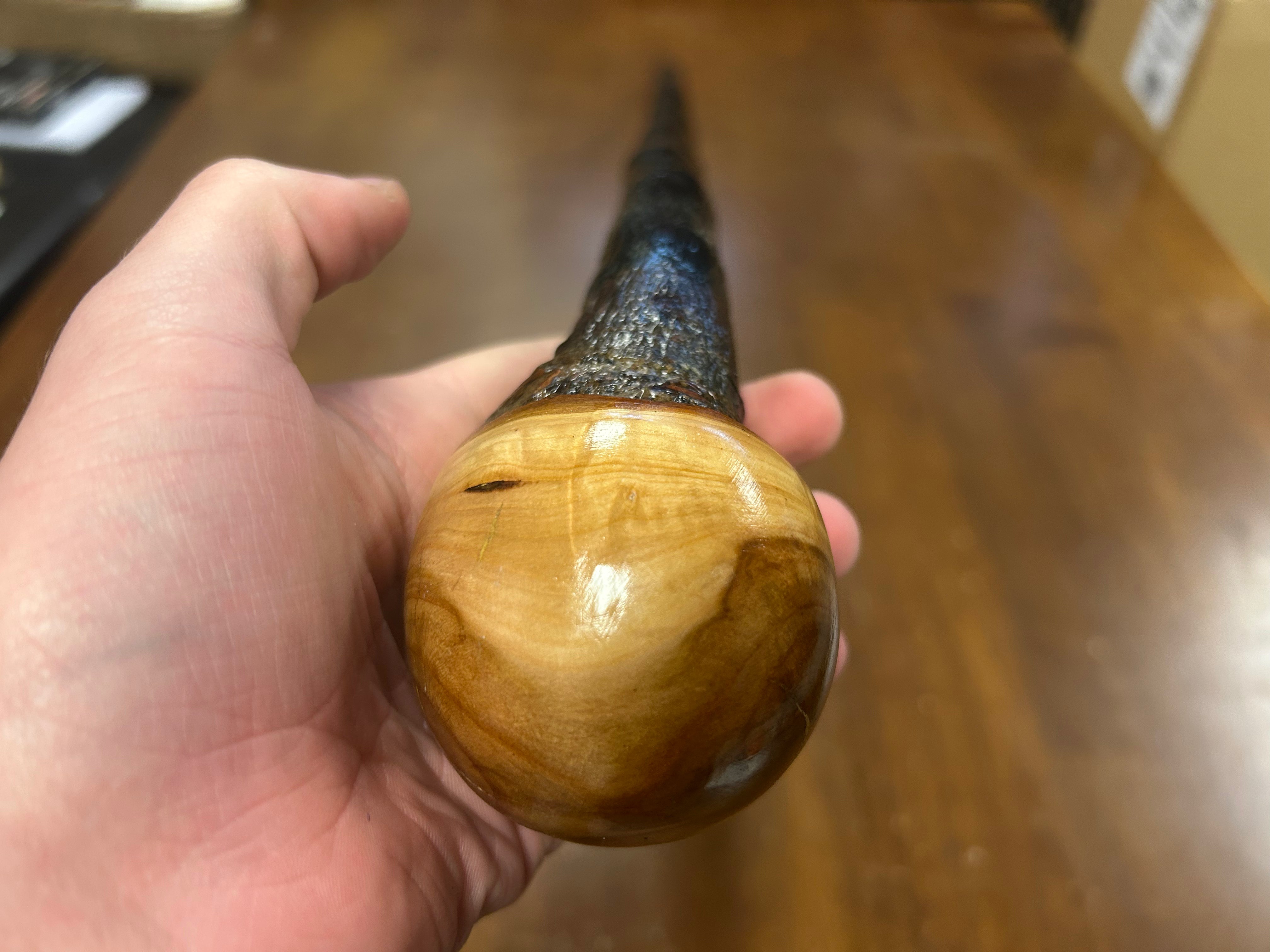 Blackthorn Walking Stick 39 1/4 inch - Handmade in Ireland