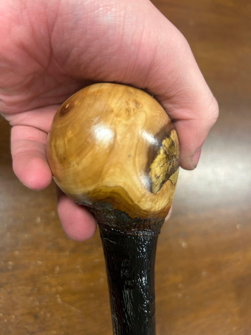 Blackthorn Walking Stick 39 1/4 inch - Handmade in Ireland