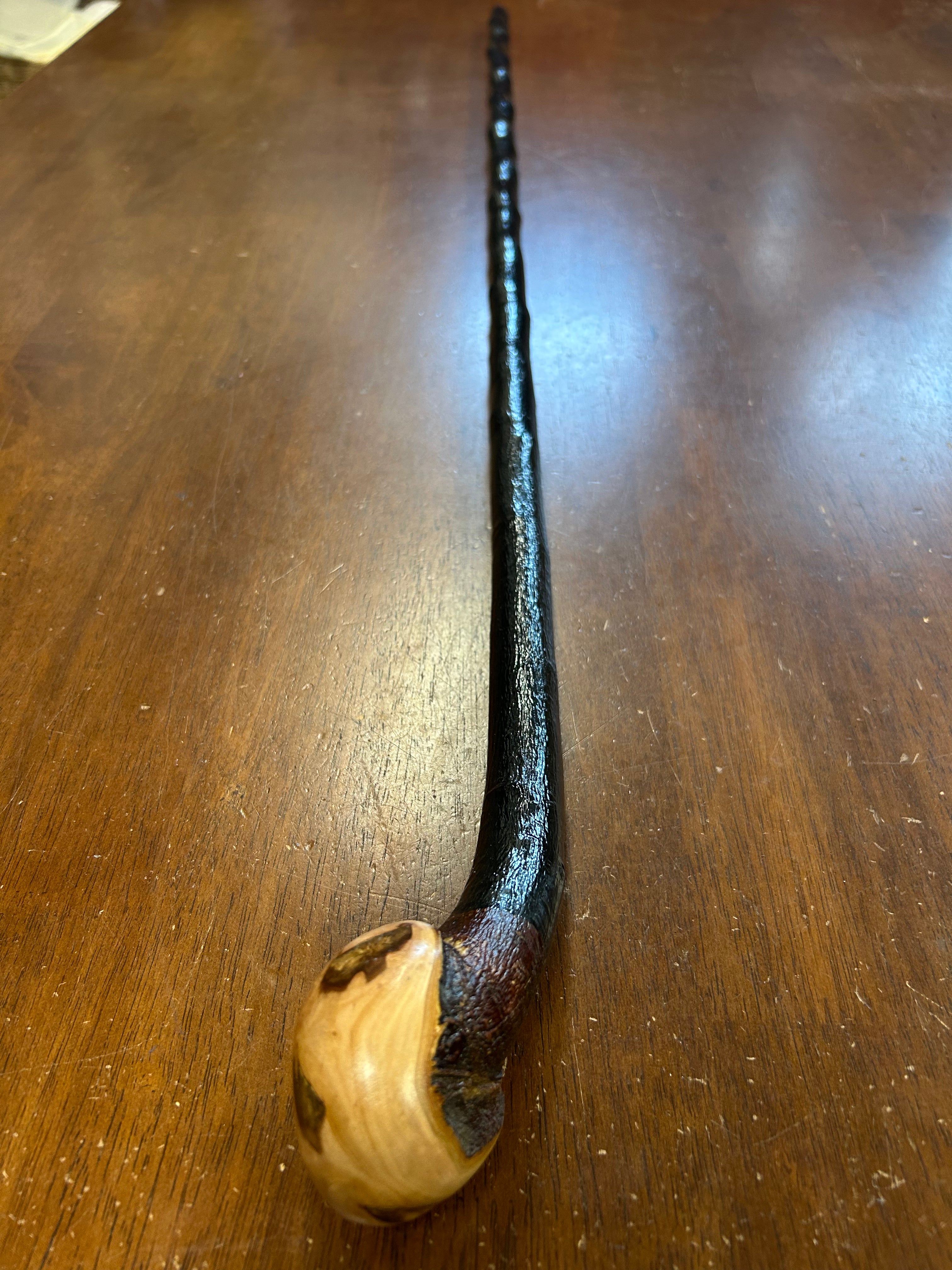 Blackthorn Walking Stick 39 1/4 inch - Handmade in Ireland