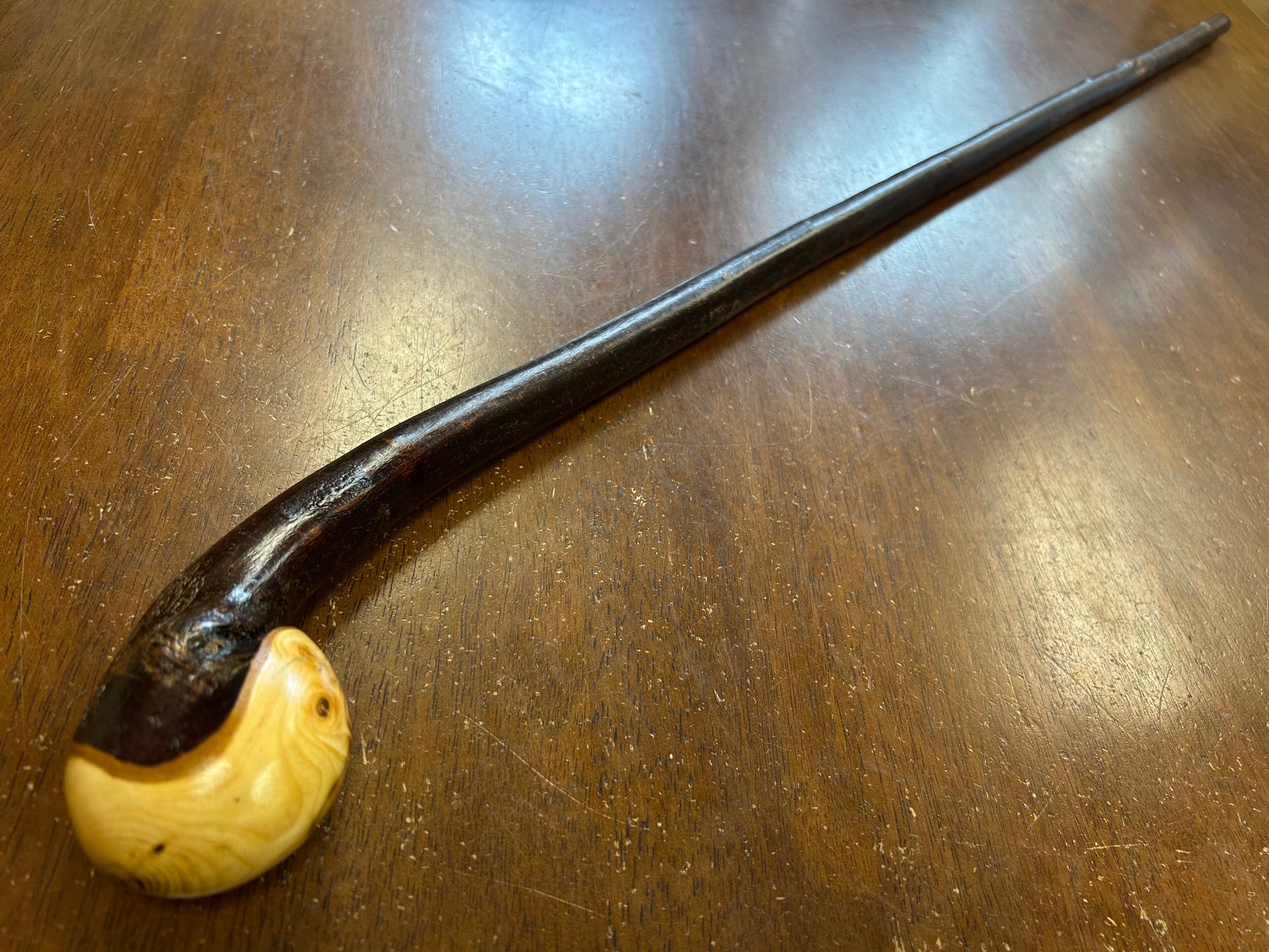 Blackthorn Walking Stick 38 1/4 inch - Handmade in Ireland