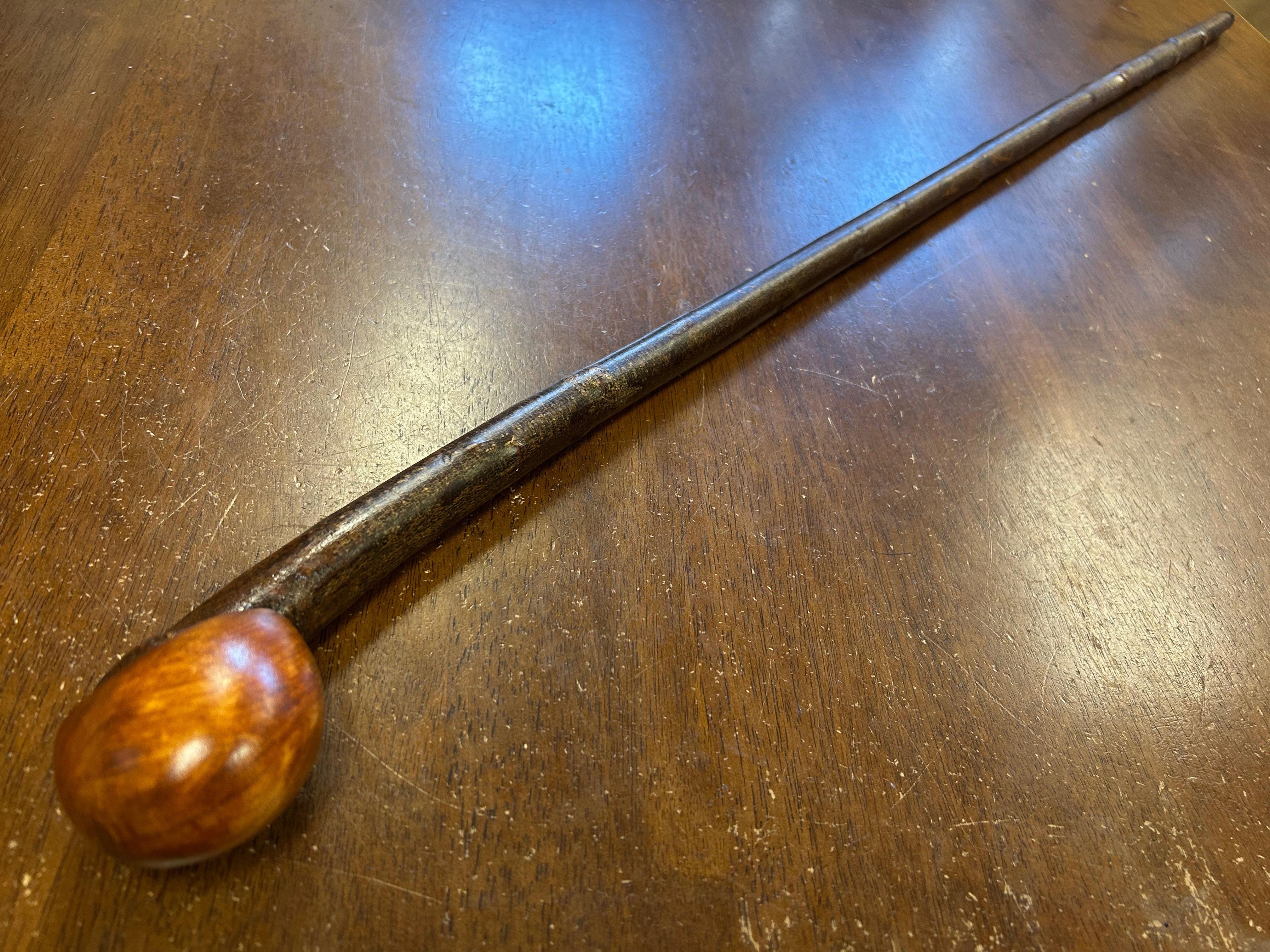Blackthorn Walking Stick 38 1/4 inch - Handmade in Ireland