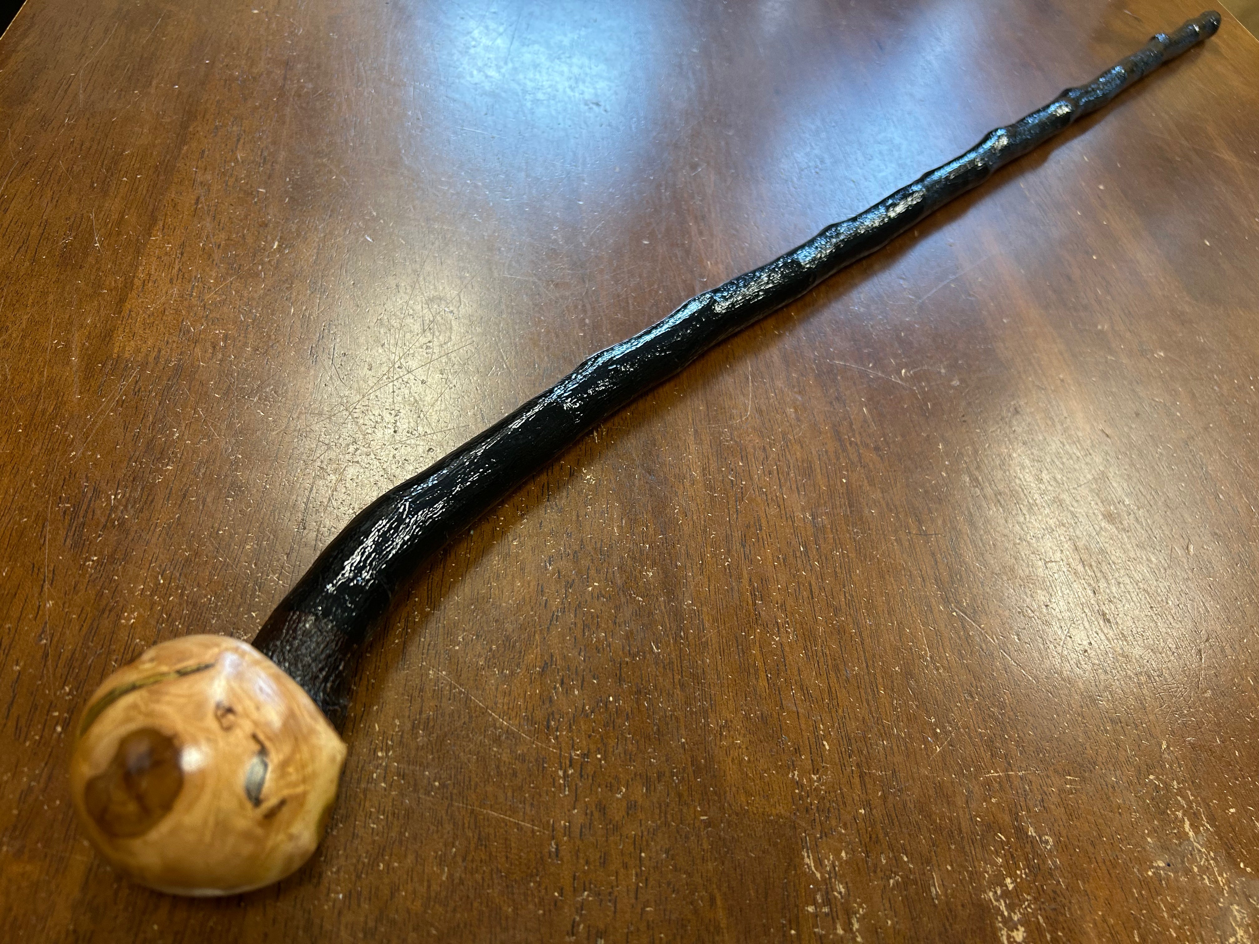 Blackthorn Walking Stick 39 1/4 inch - Handmade in Ireland