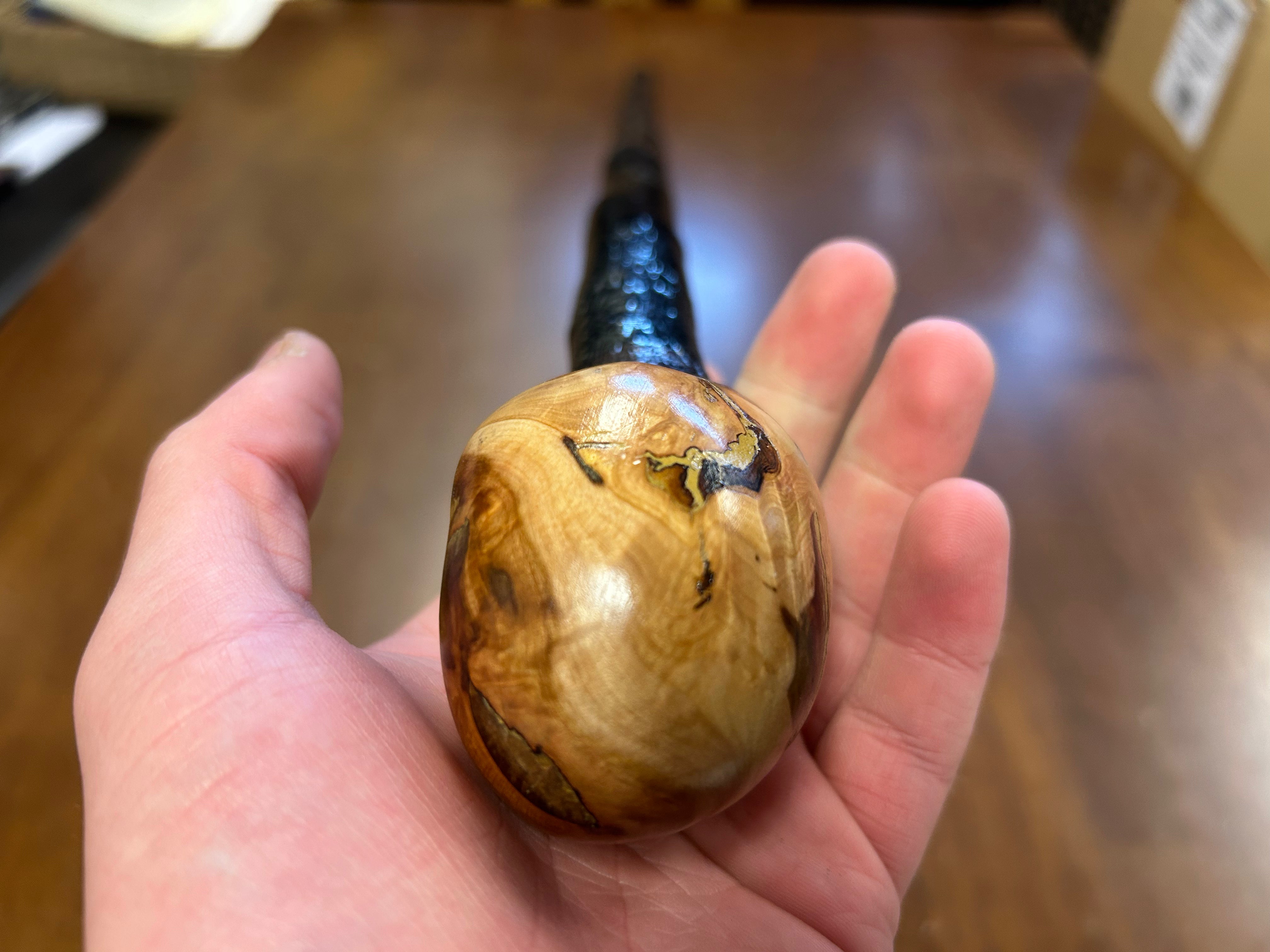 Blackthorn Walking Stick 39 1/4 inch - Handmade in Ireland