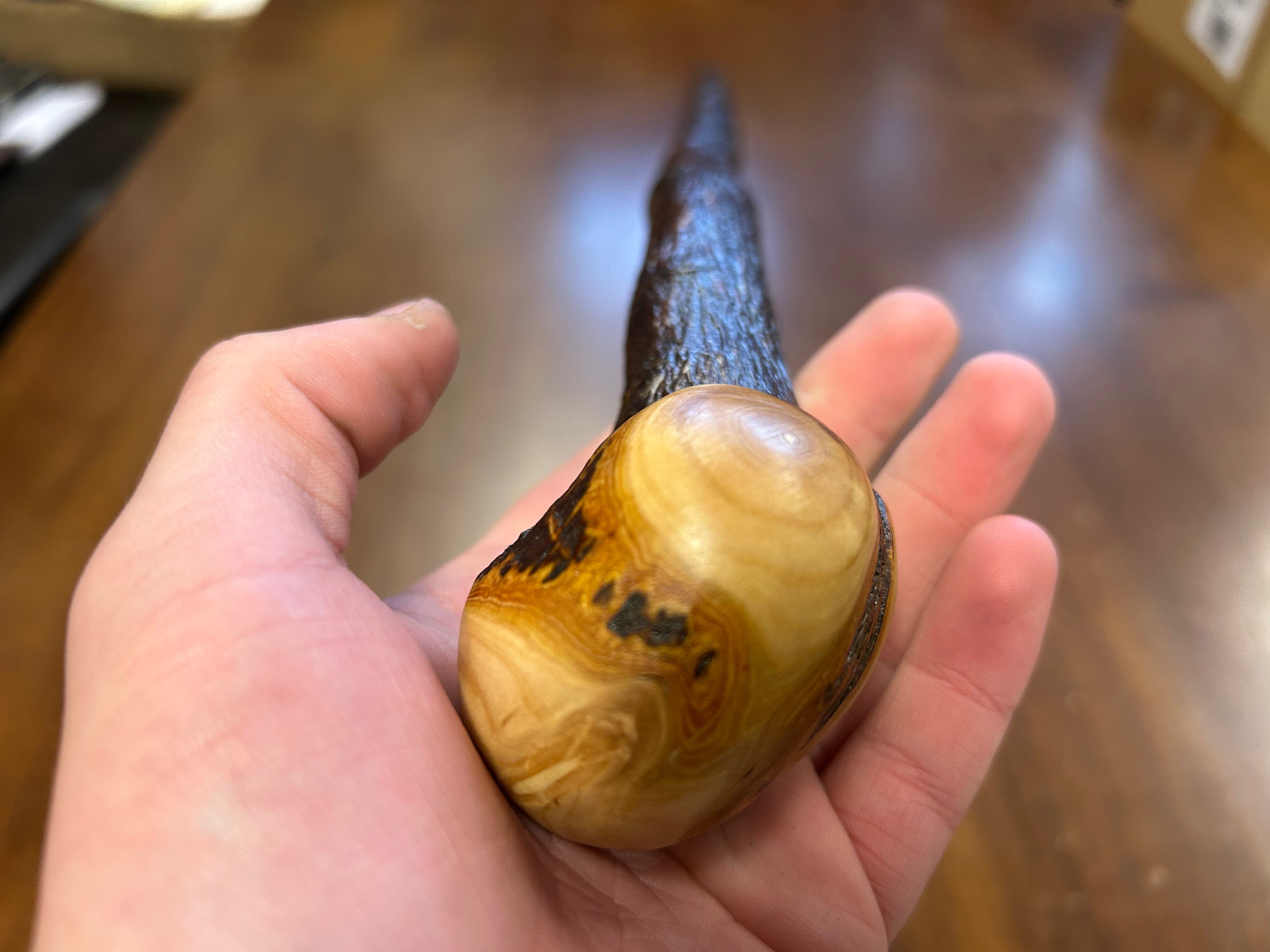 Blackthorn Walking Stick 35 1/4 inch - Handmade in Ireland