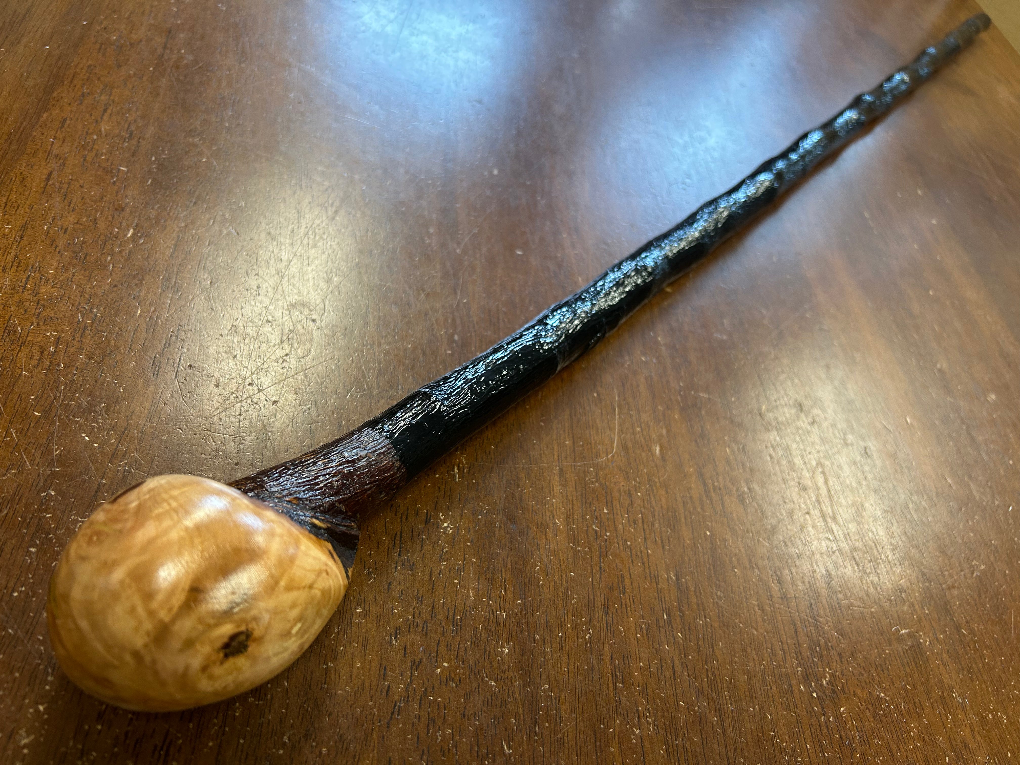 Blackthorn Walking Stick 39 1/4 inch - Handmade in Ireland