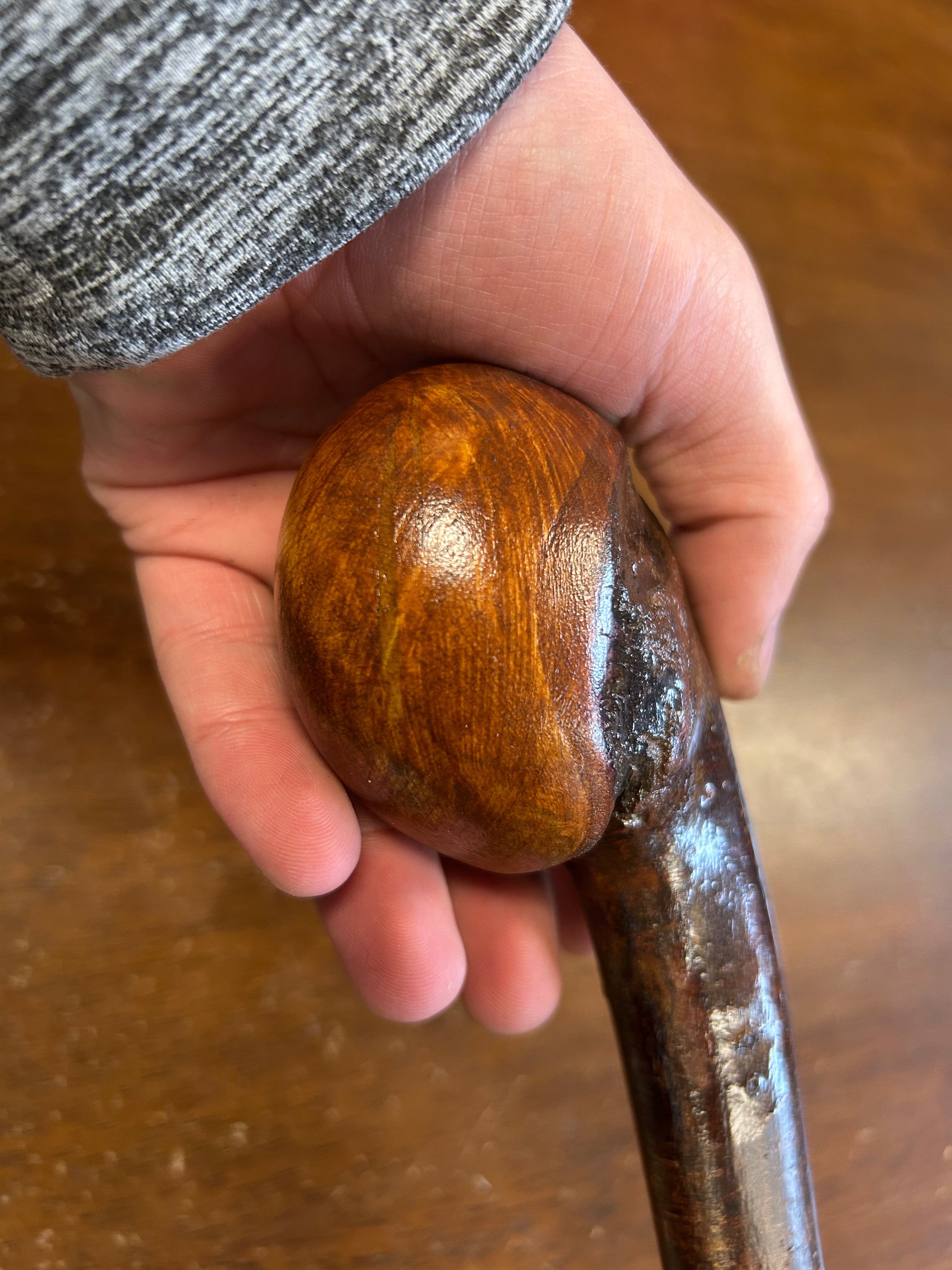 Blackthorn Walking Stick 37 3/4 inch - Handmade in Ireland