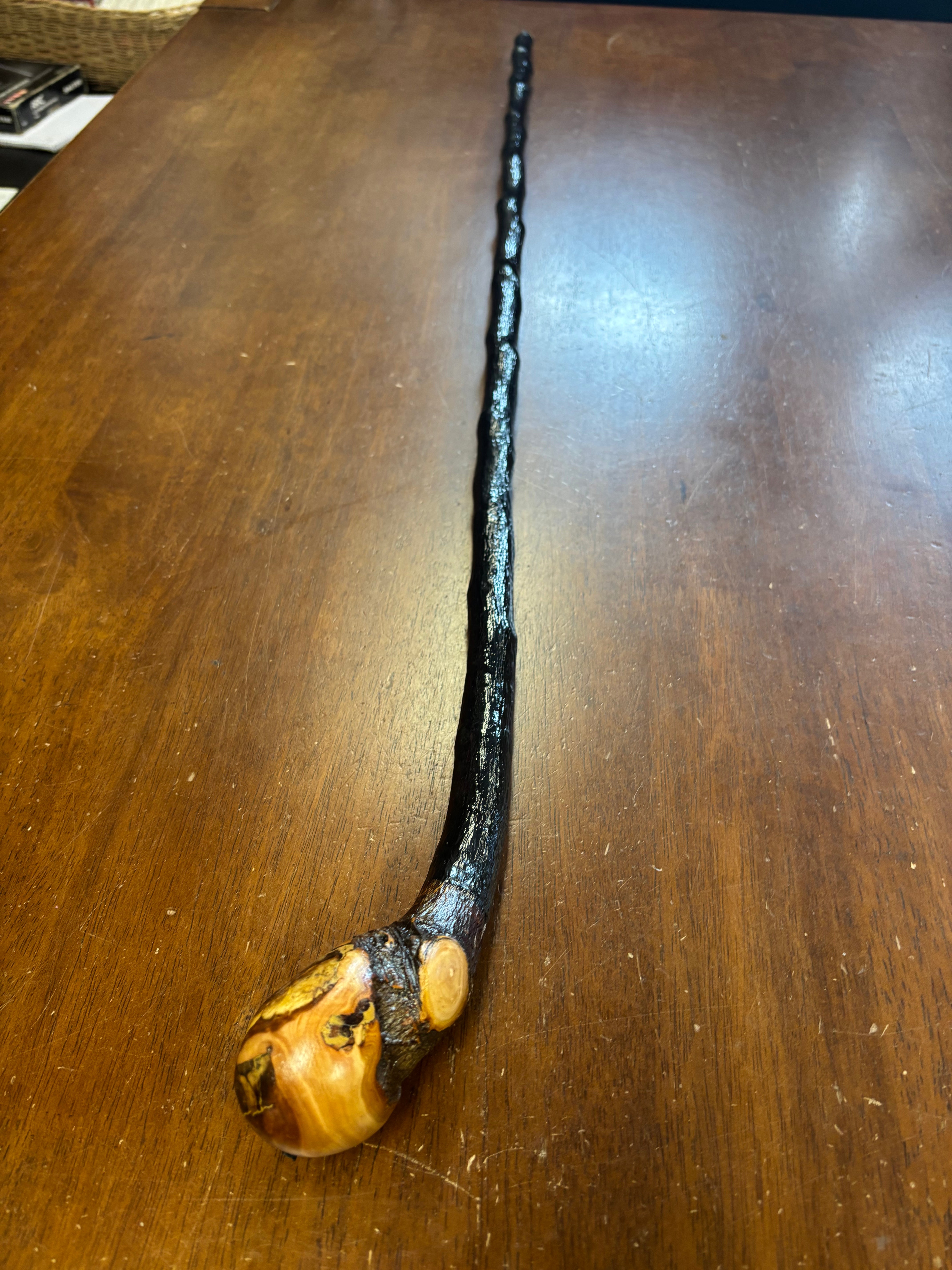 Blackthorn Walking Stick 38 1/2 inch - Handmade in Ireland
