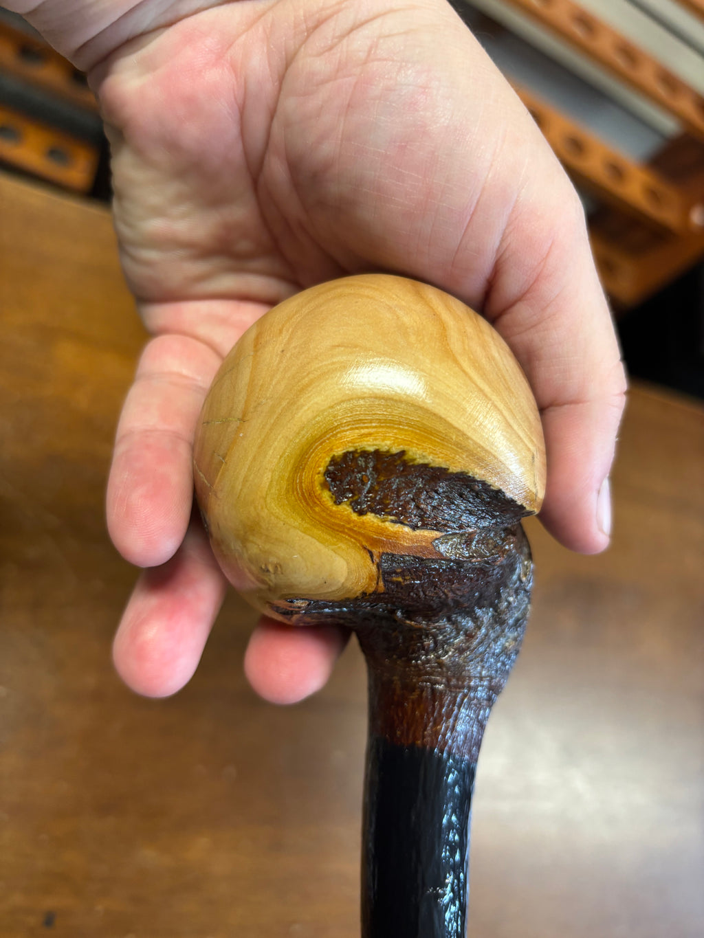 Blackthorn Walking Stick 39 1/2 inch - Handmade in Ireland