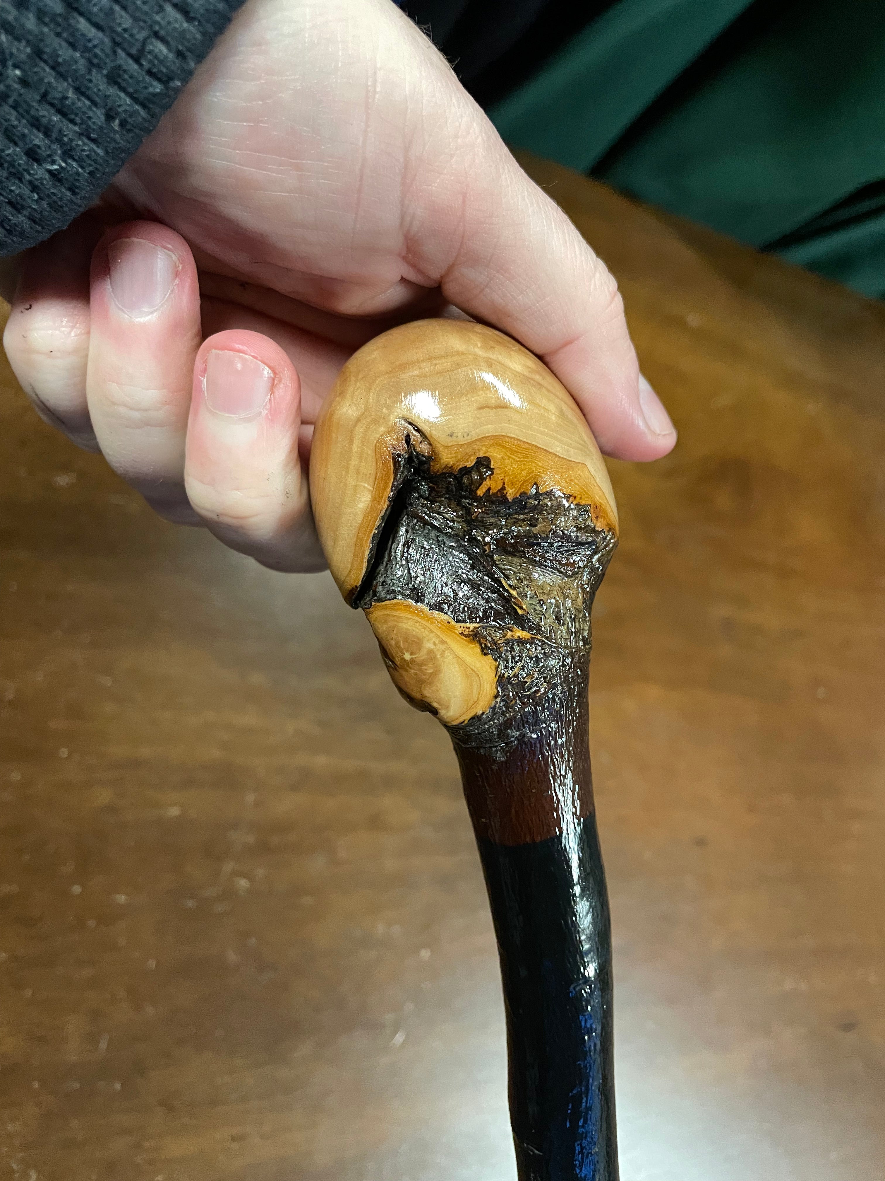 Blackthorn Walking Stick 33 inch  - Handmade in Ireland