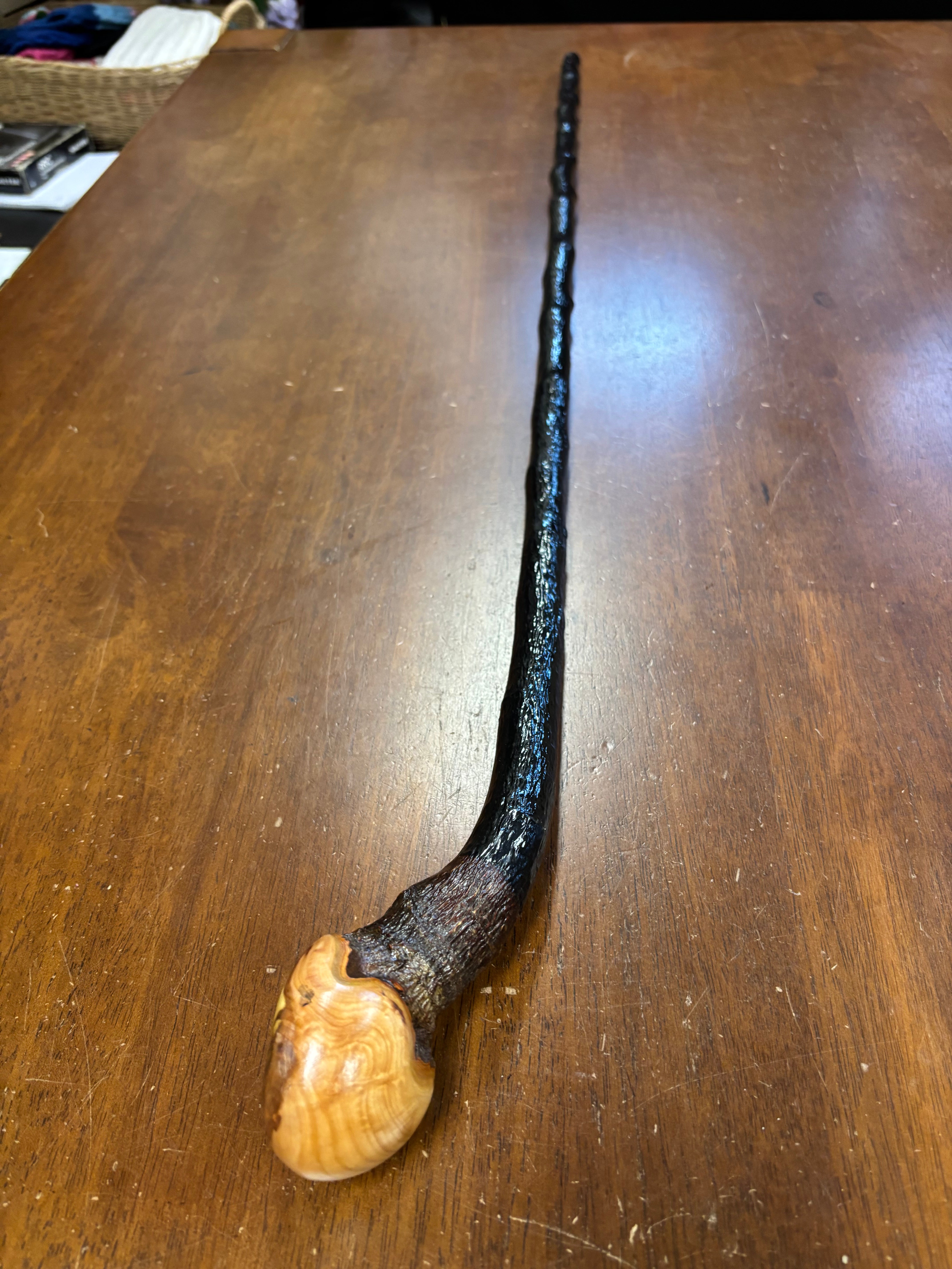 Blackthorn Walking Stick 38 1/2 inch - Handmade in Ireland