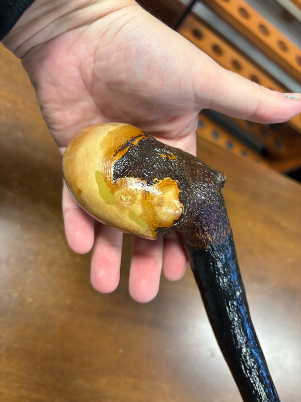 Blackthorn Walking Stick 38 1/2 inch - Handmade in Ireland