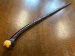 Blackthorn Walking Stick 37 1/4 inch - Handmade in Ireland