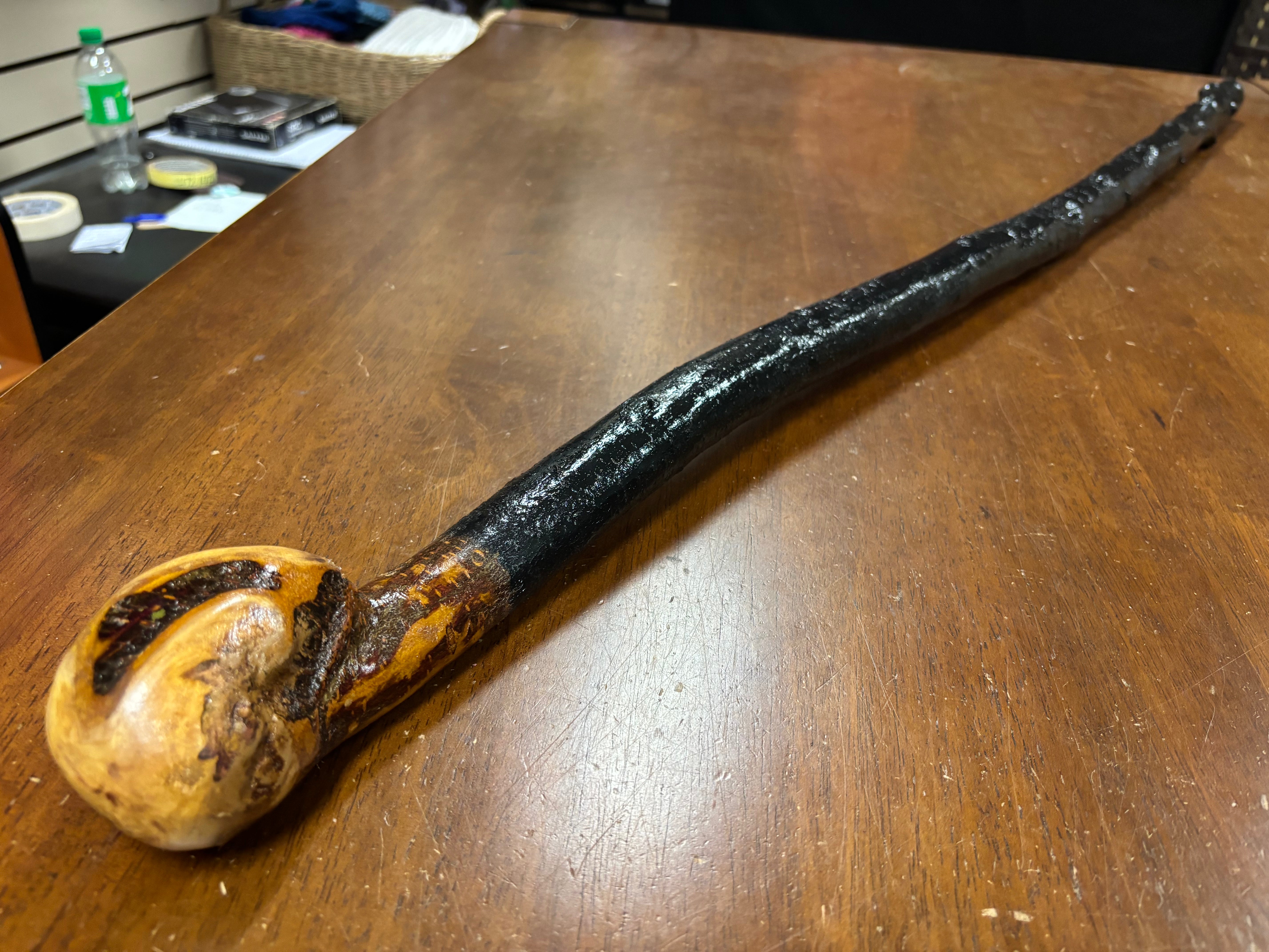 Blackthorn Walking Stick 42 1/2 inch - Handmade in Ireland