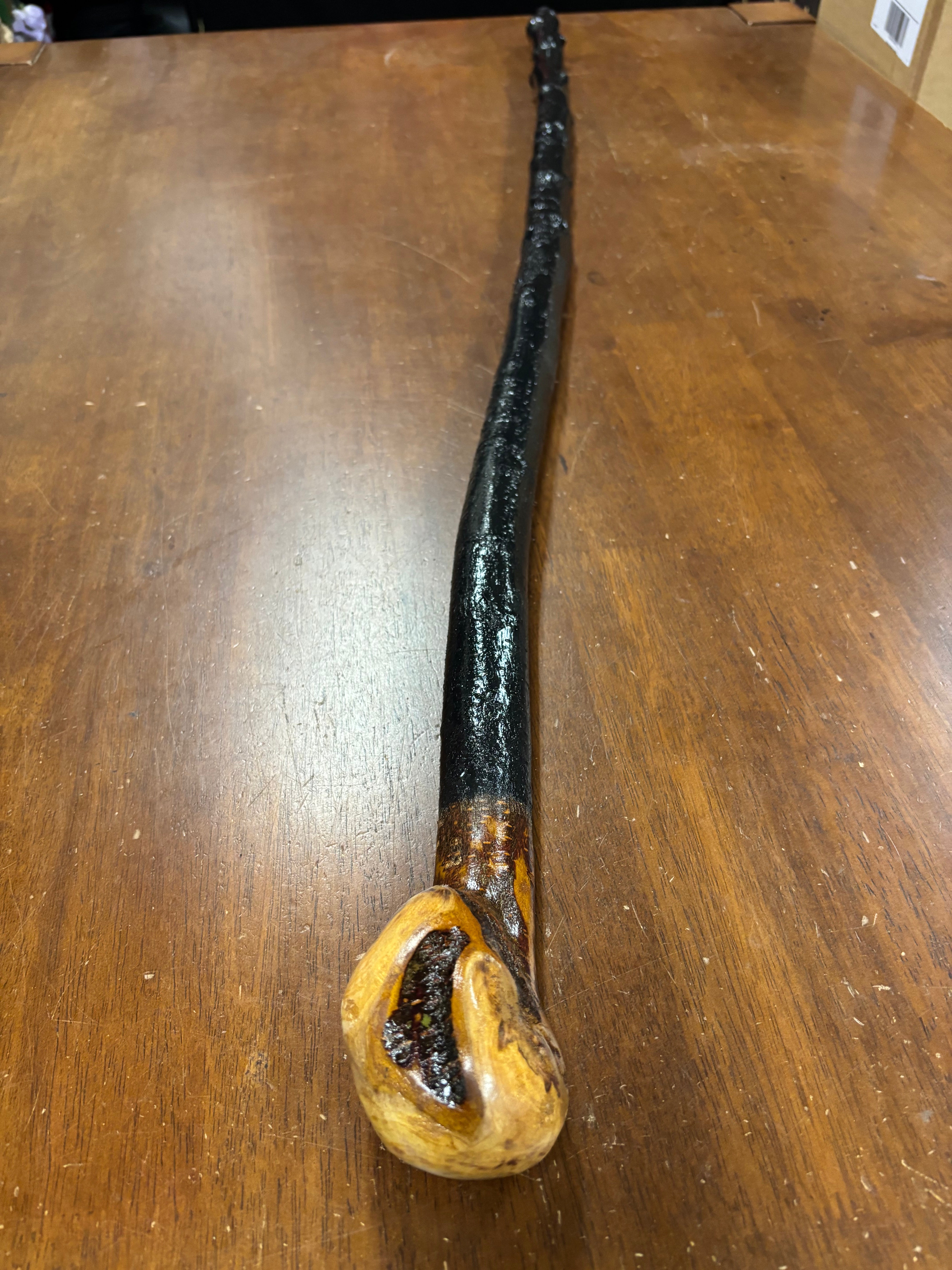 Blackthorn Walking Stick 42 1/2 inch - Handmade in Ireland