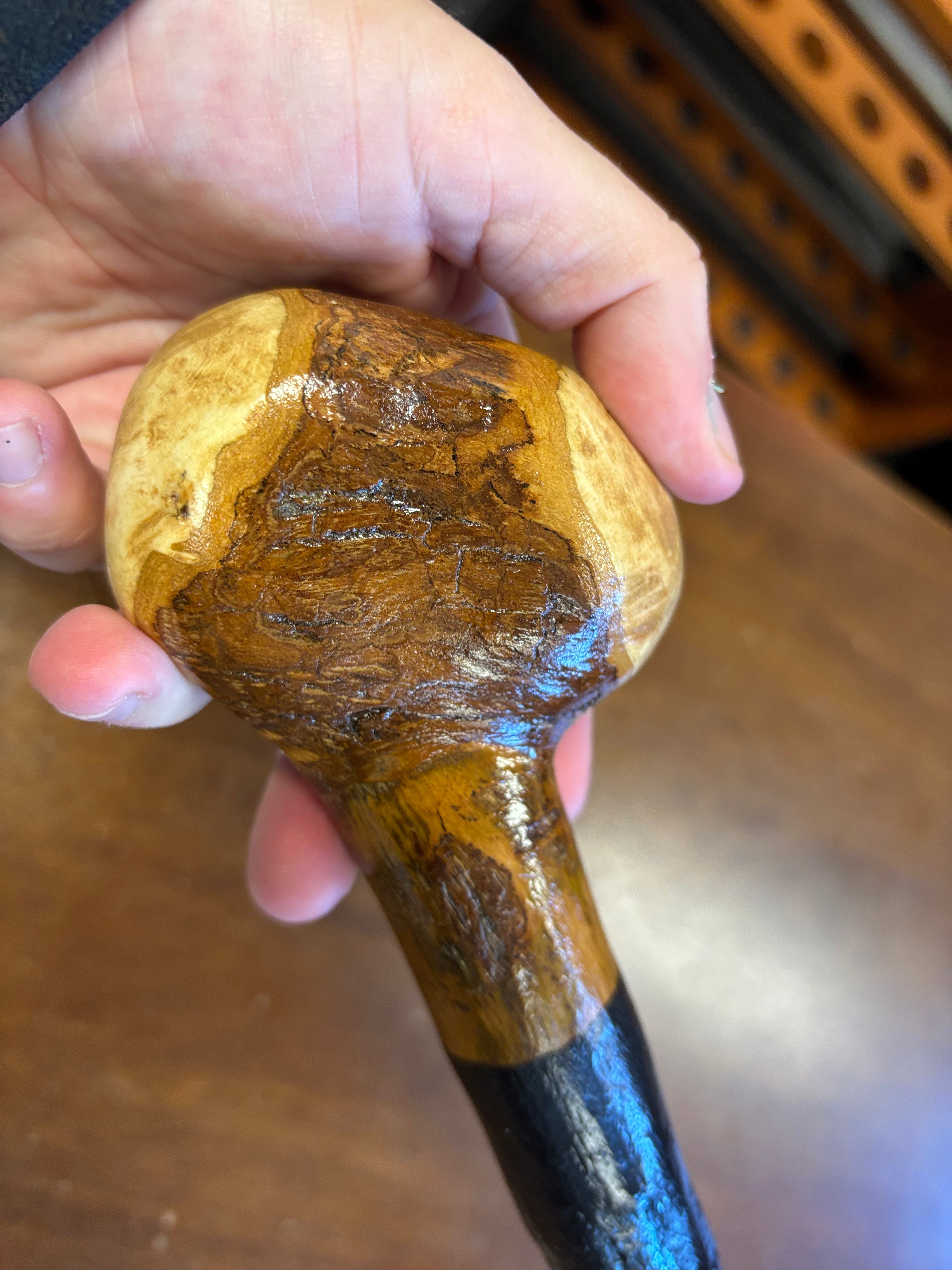 Blackthorn Walking Stick 35 inch - Handmade in Ireland