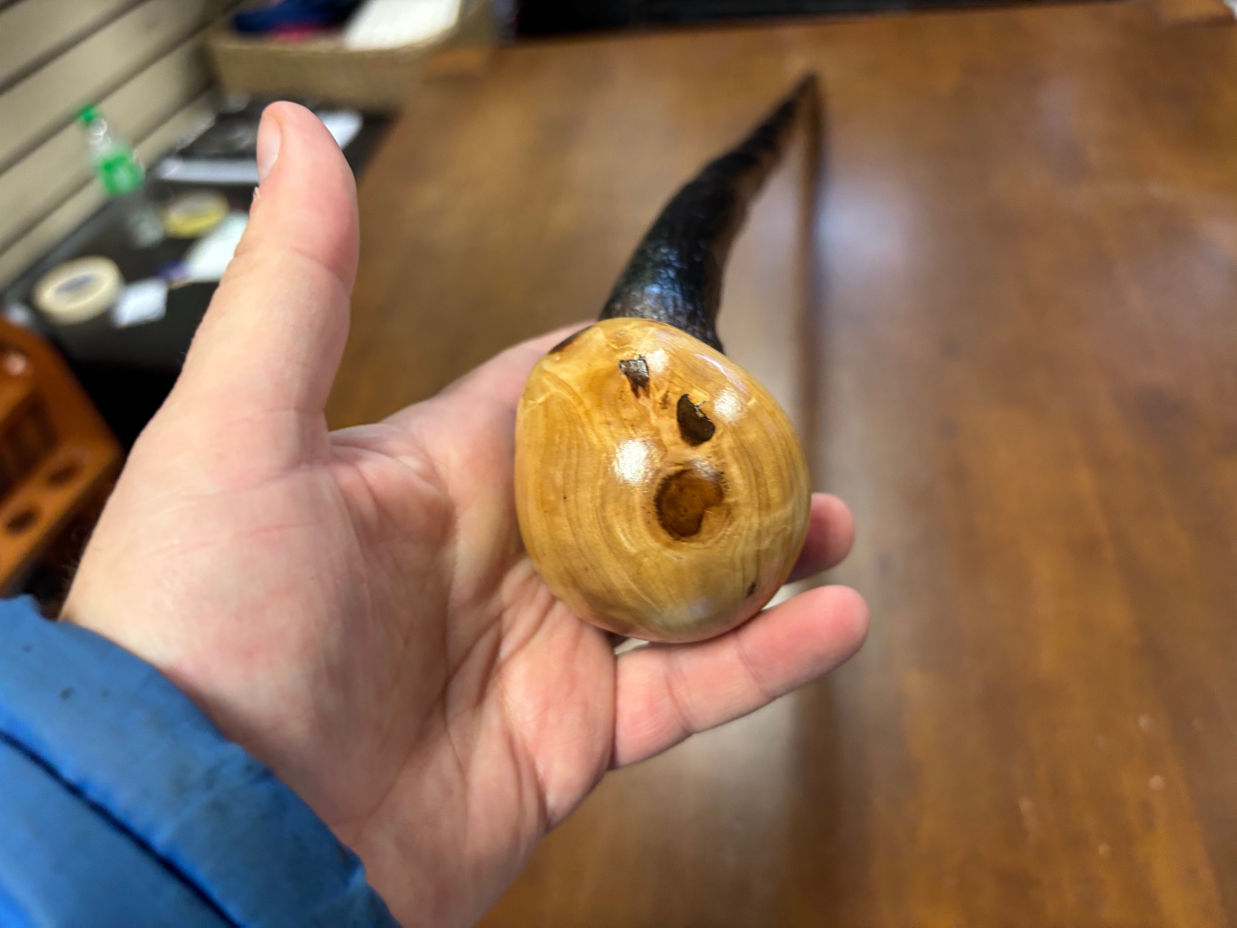 Blackthorn Walking Stick 38 1/2 inch - Handmade in Ireland