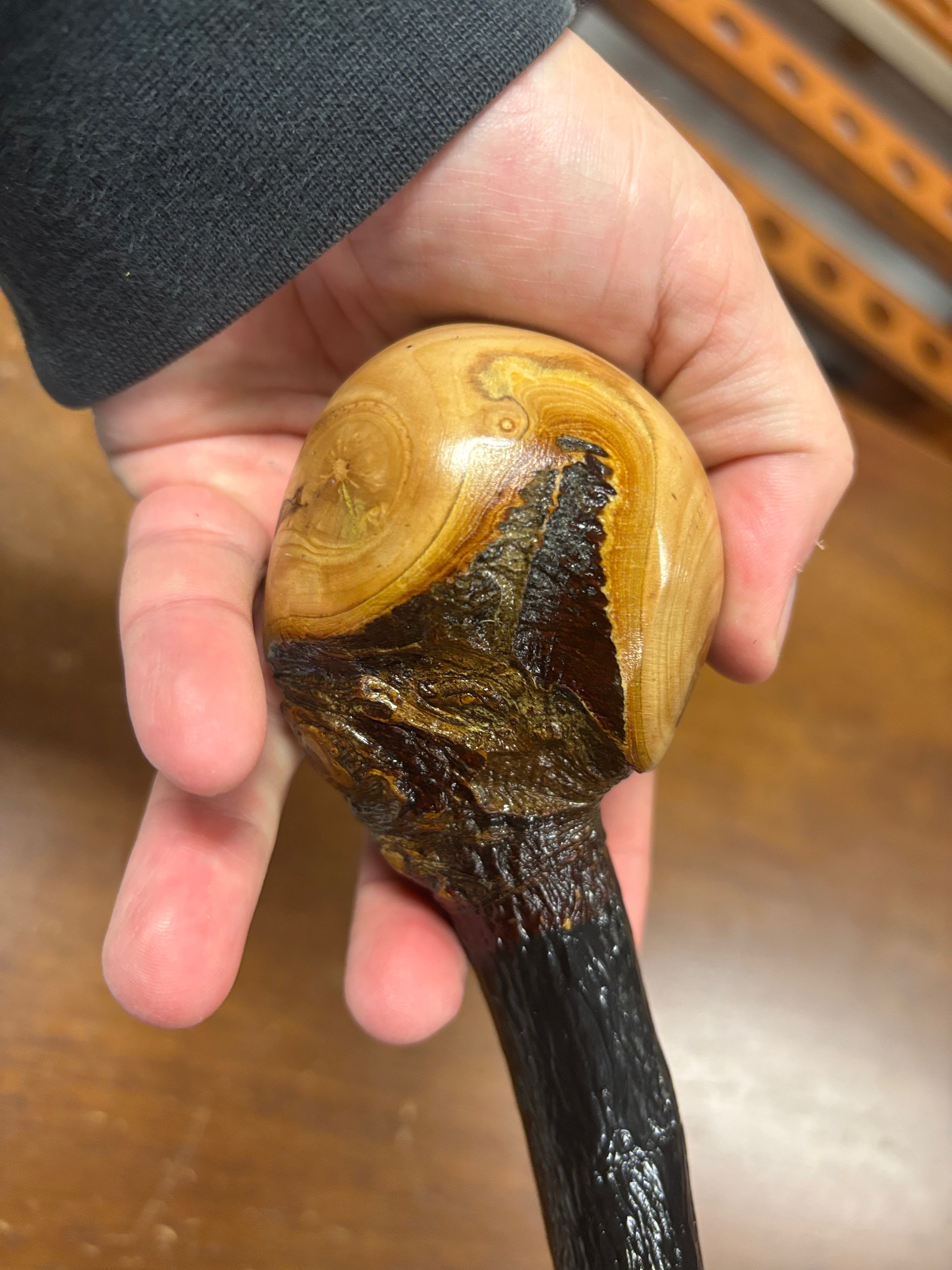 Blackthorn Walking Stick 38 1/2 inch - Handmade in Ireland