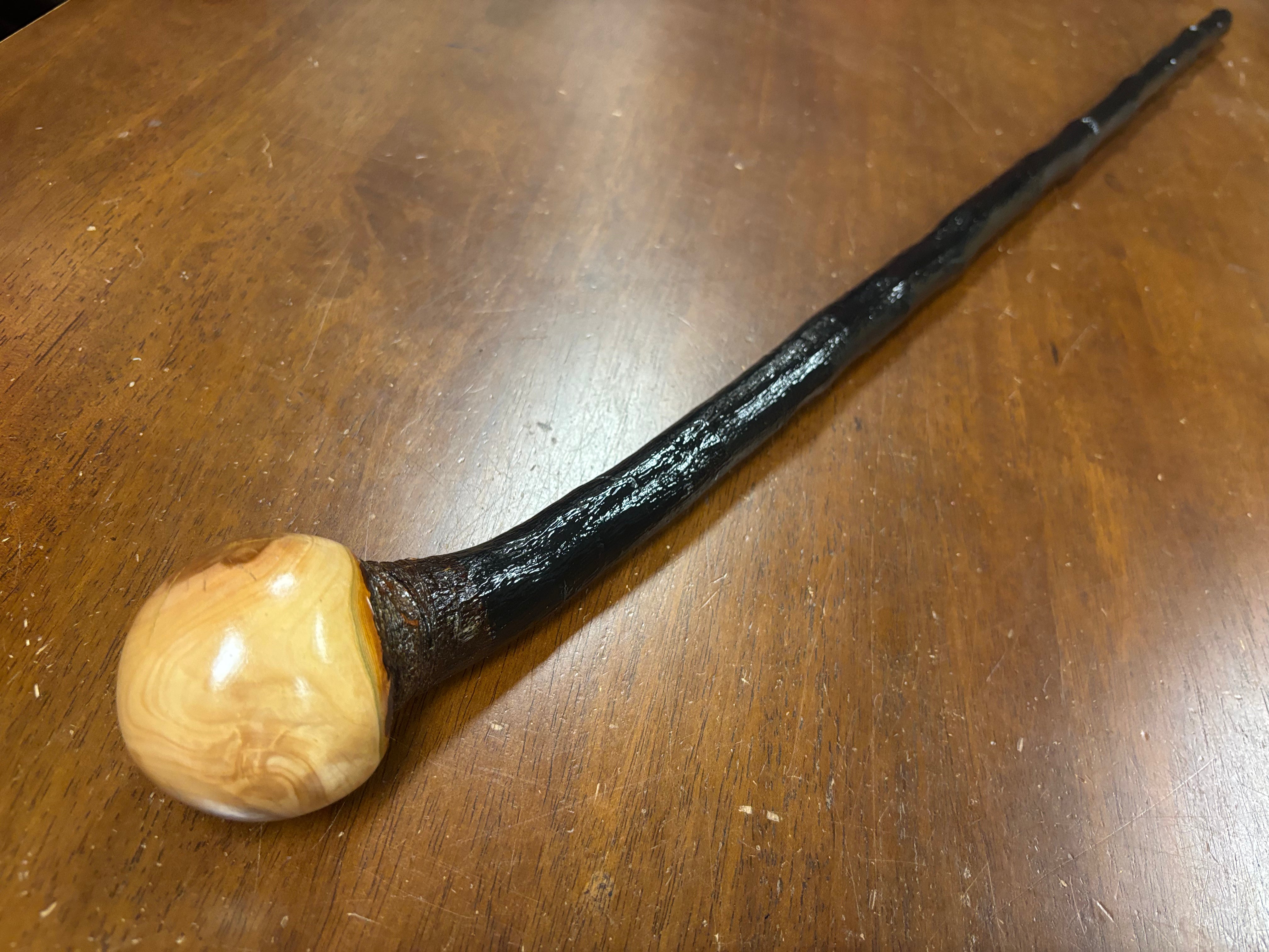 Blackthorn Walking Stick 38 3/4 inch - Handmade in Ireland