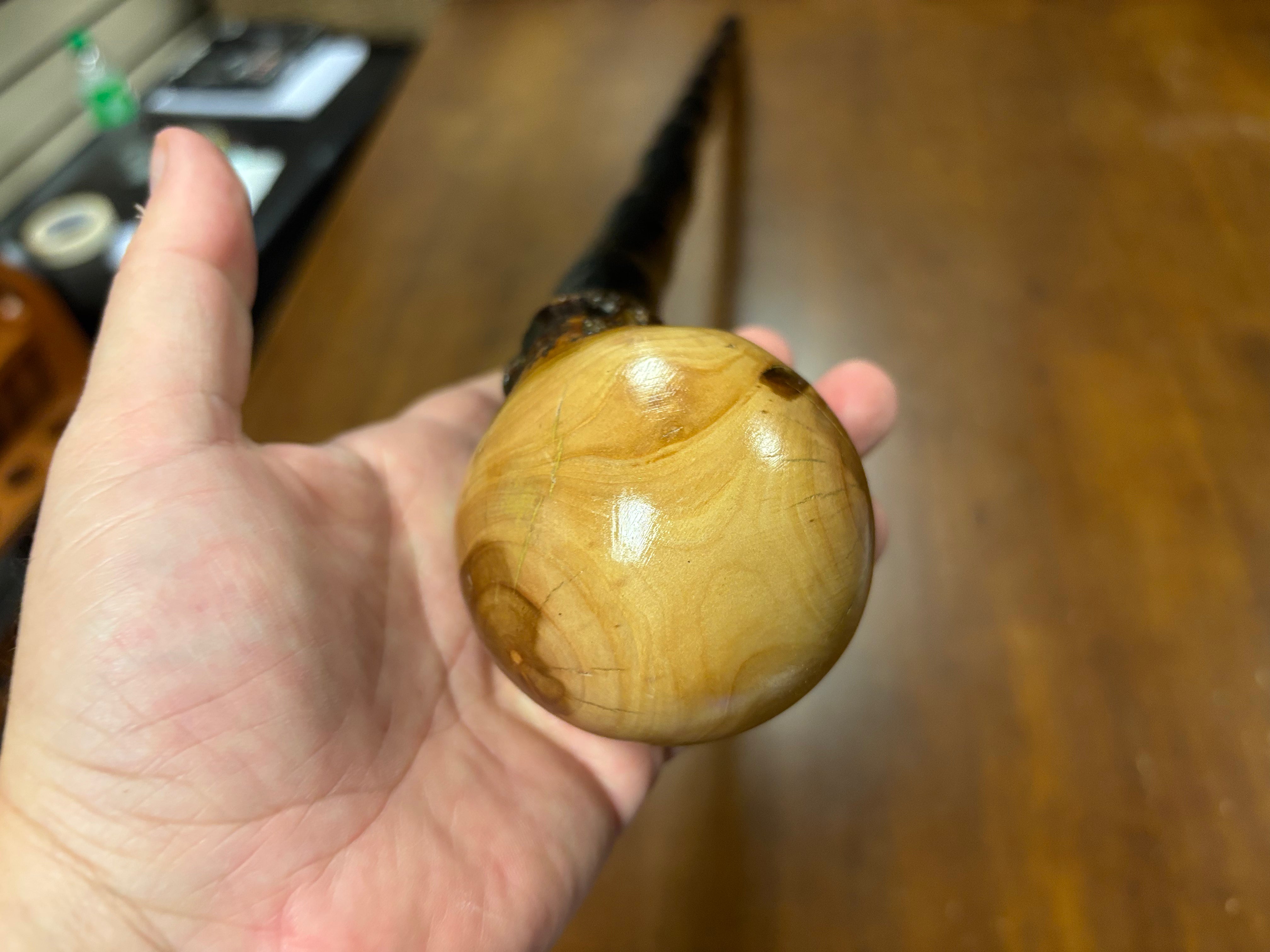 Blackthorn Walking Stick 38 3/4 inch - Handmade in Ireland