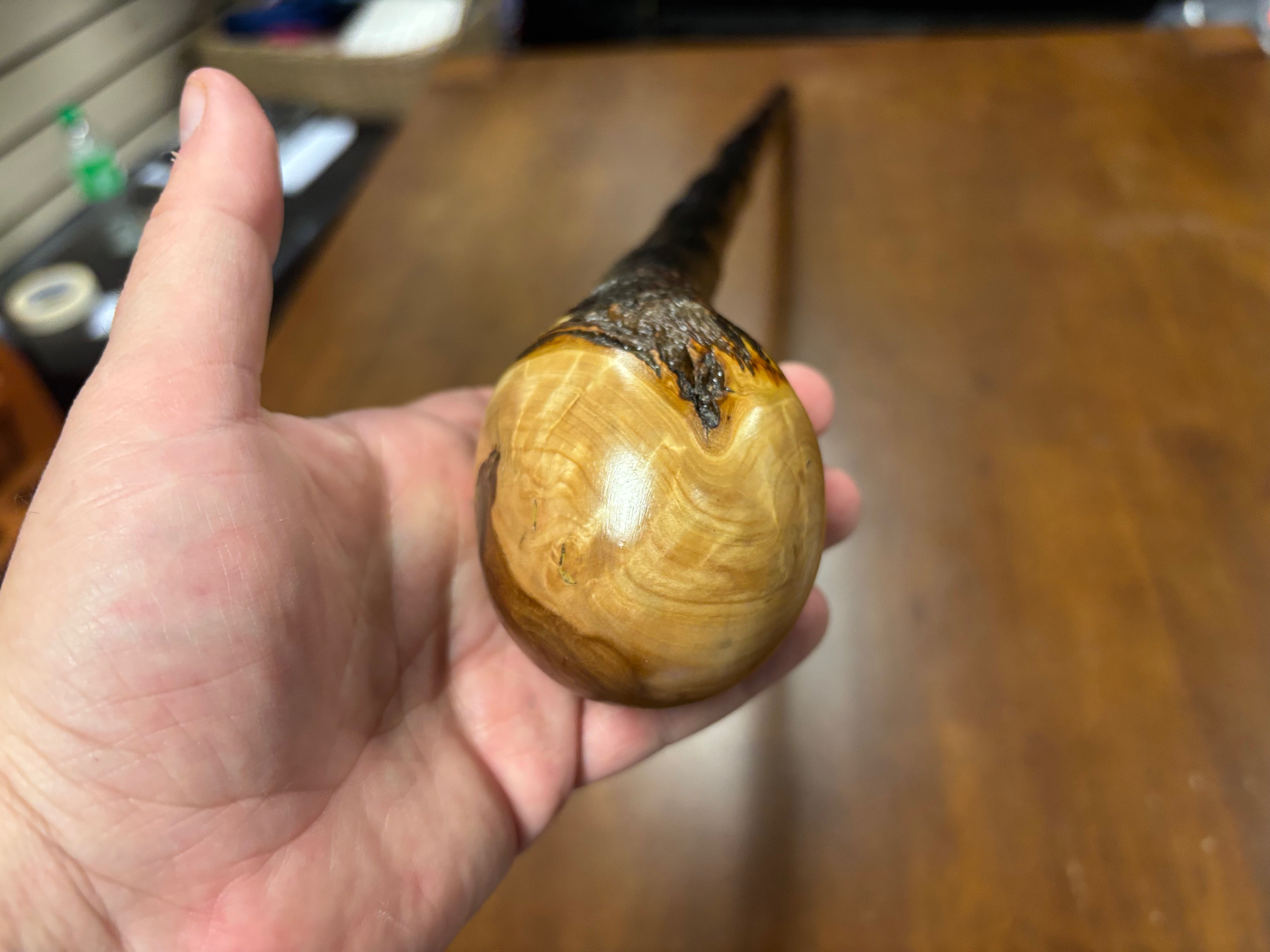 Blackthorn Walking Stick 39 1/4 inch - Handmade in Ireland