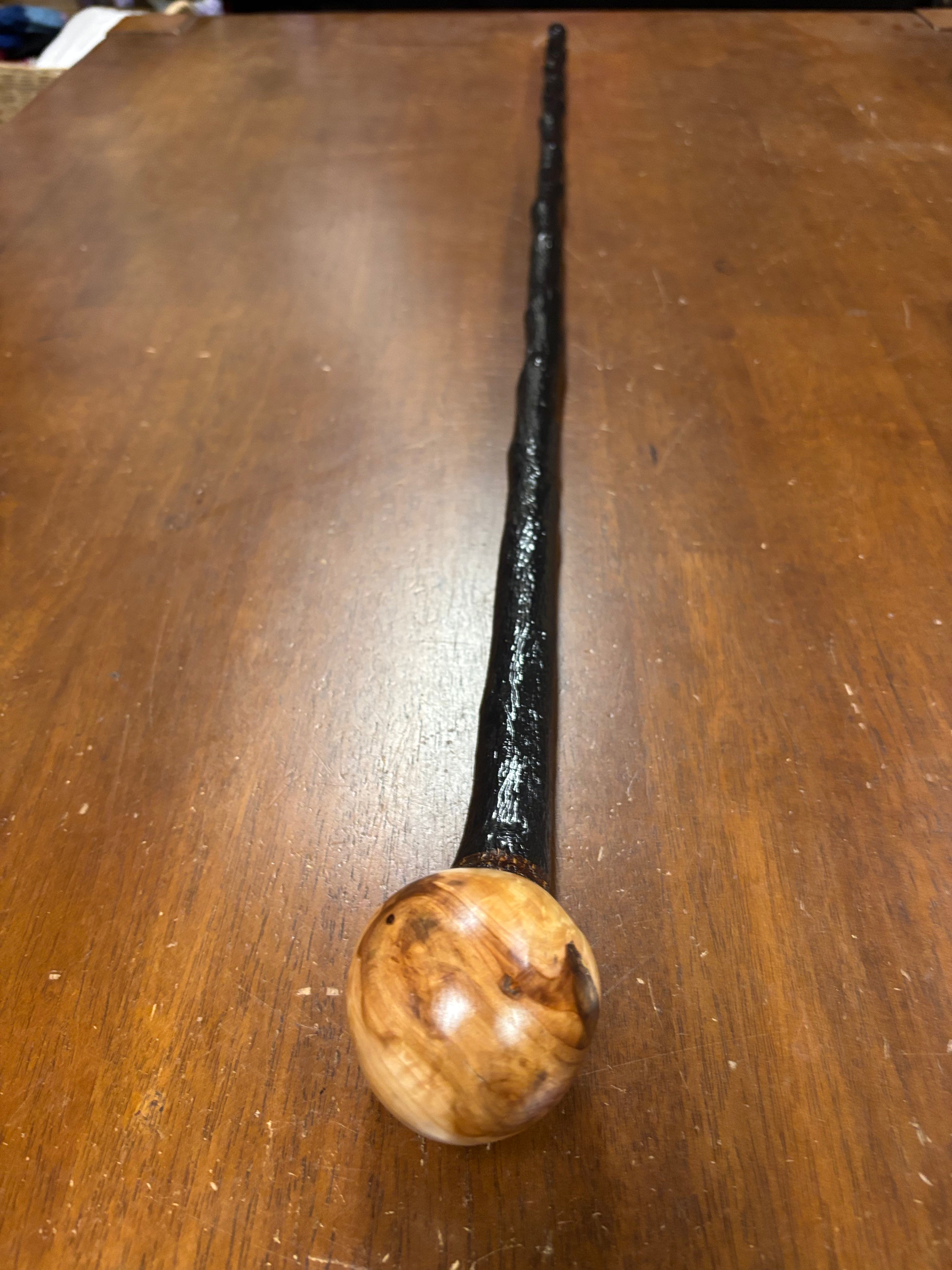 Blackthorn Walking Stick 39 1/4 inch - Handmade in Ireland