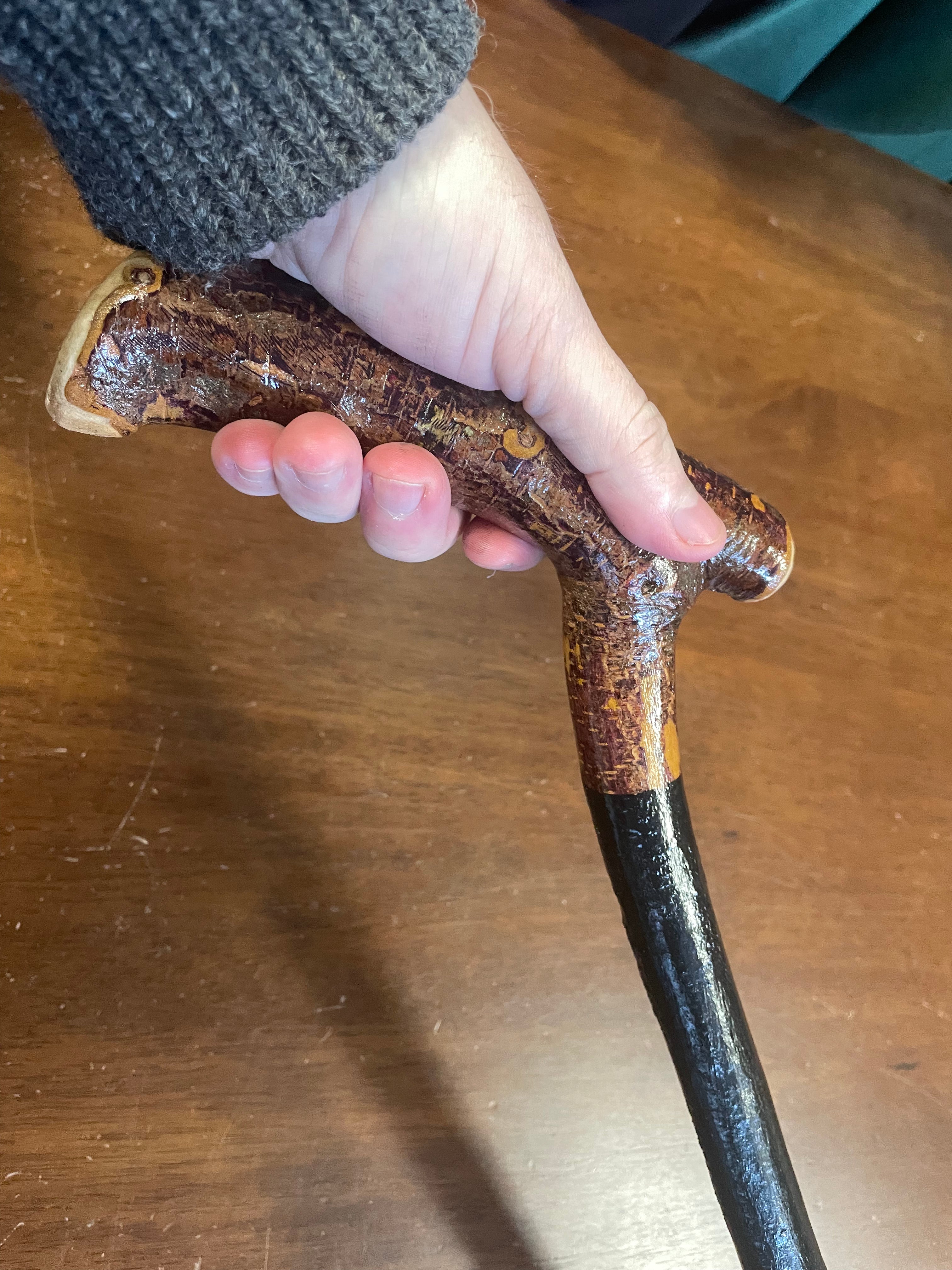 Blackthorn Walking Stick 29 1/2 inch  - Handmade in Ireland