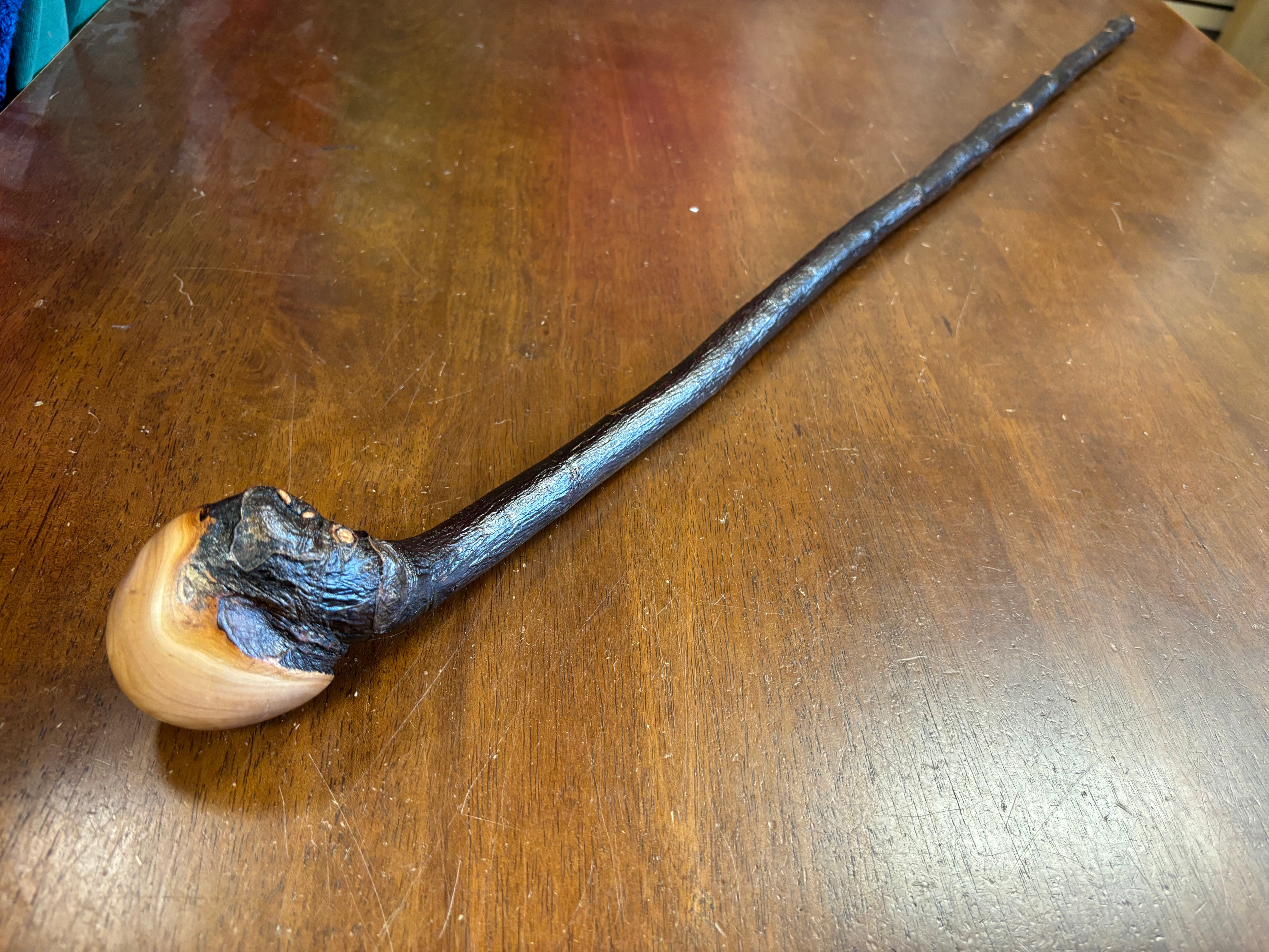 Blackthorn Walking Stick 38 1/2 inch - Handmade in Ireland/