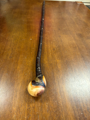 Blackthorn Walking Stick 38 1/2 inch - Handmade in Ireland