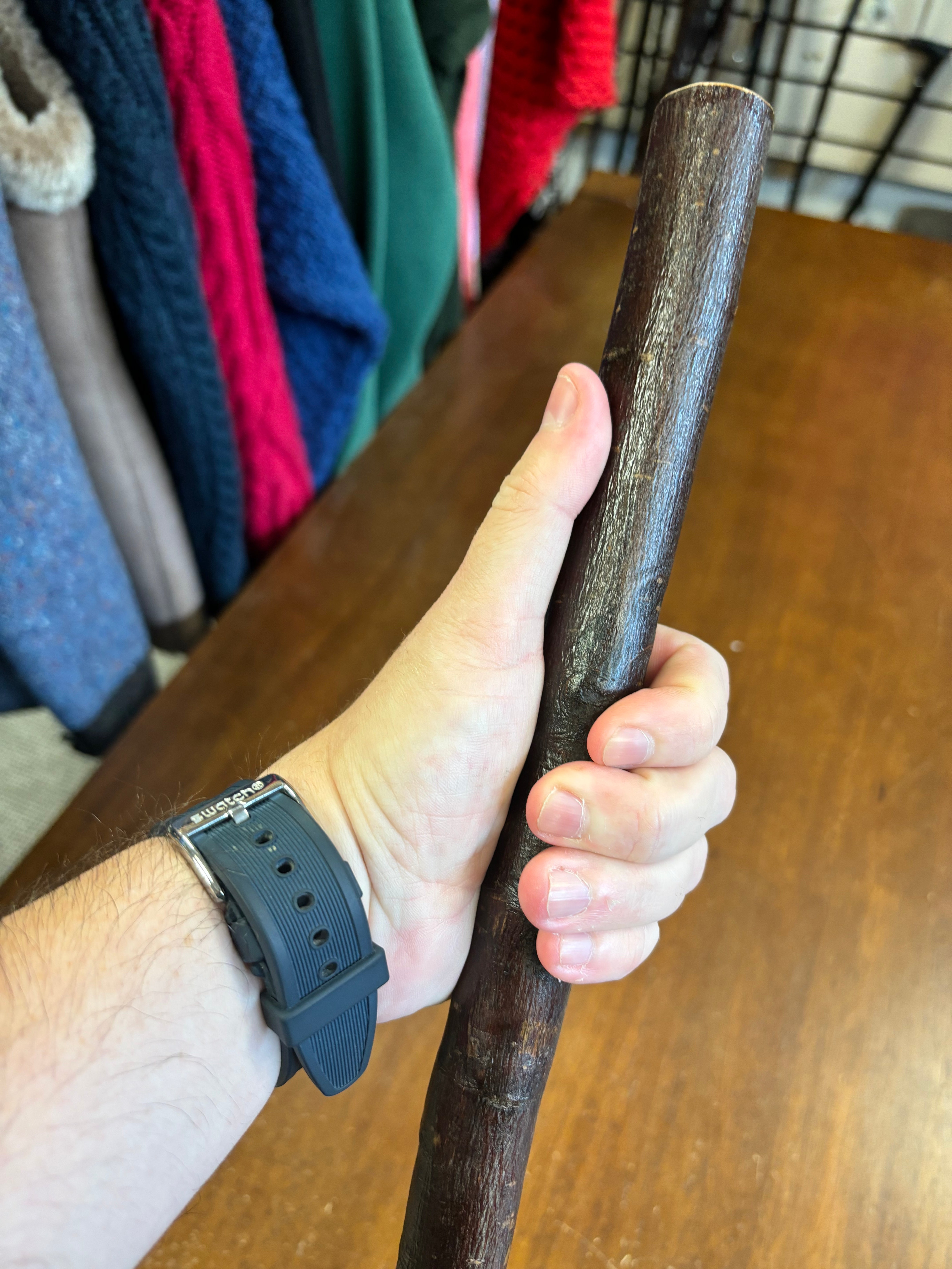 Blackthorn Hiking Stick - 54 inch - Handmade in Ireland