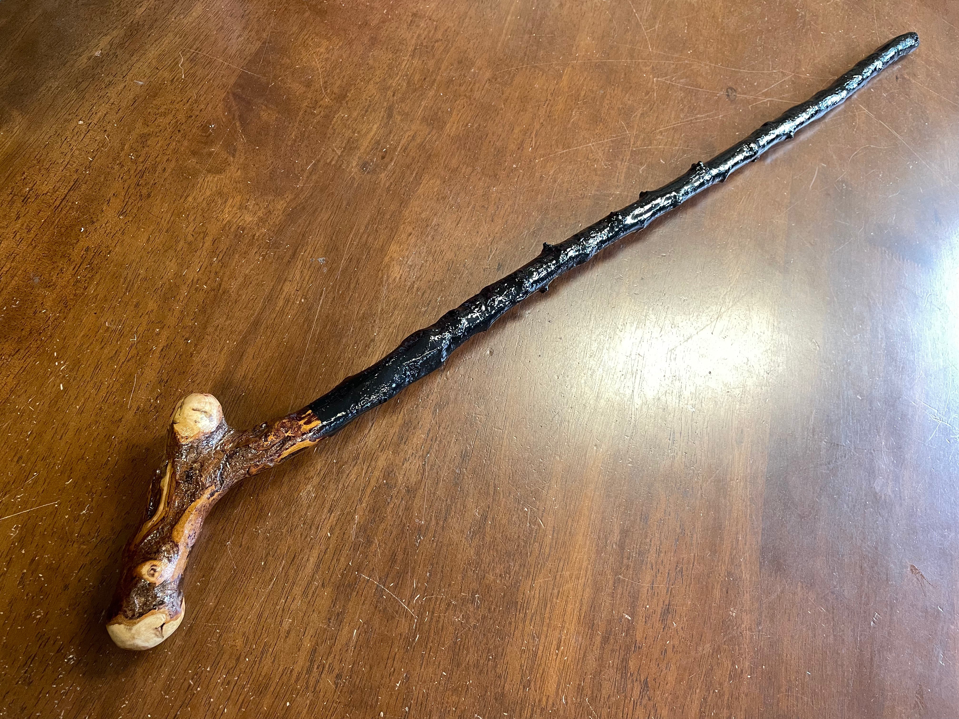 Blackthorn Walking Stick 35 1/2 inch - Handmade in Ireland