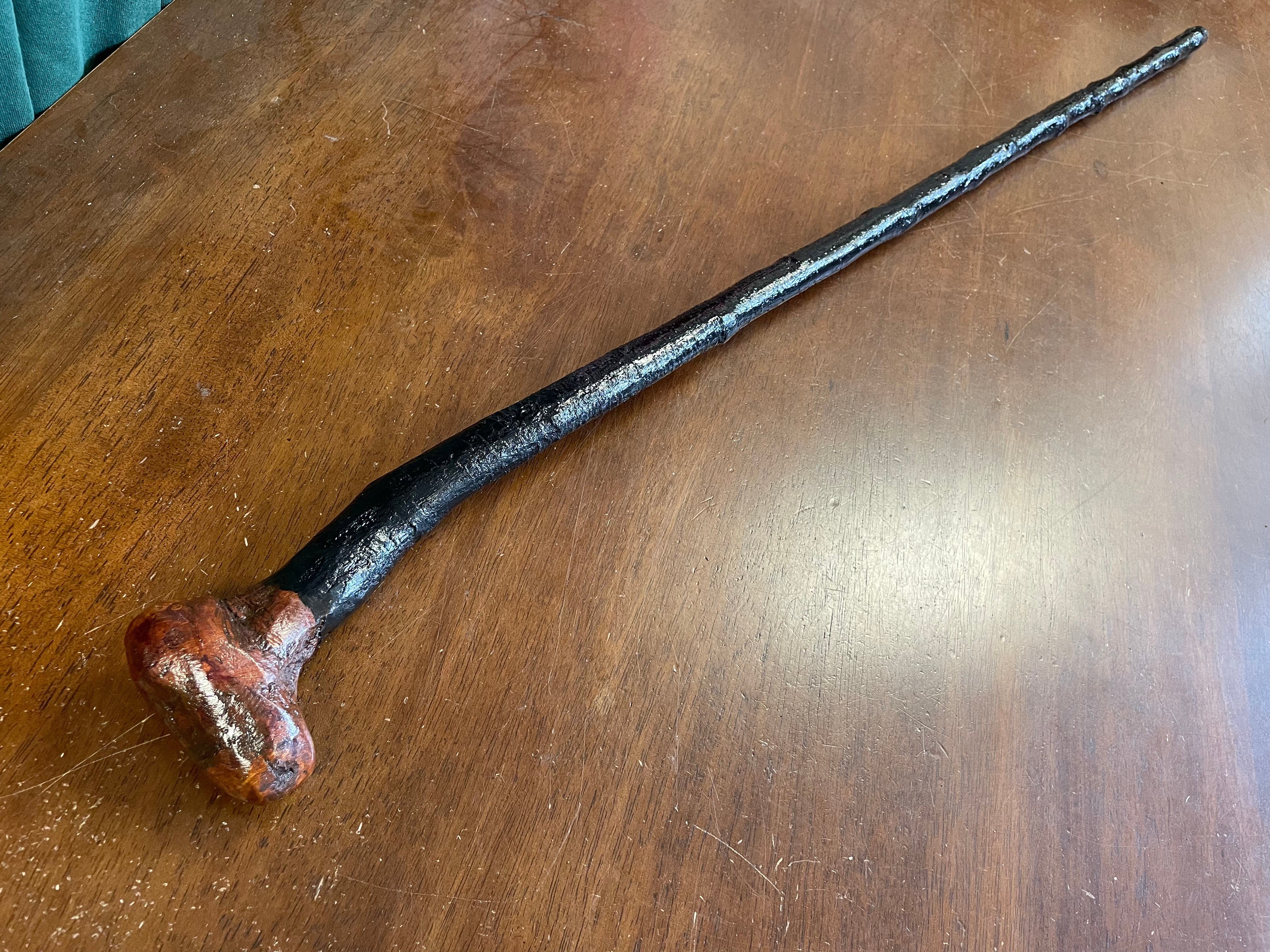 Blackthorn Walking Stick 35 3/4 inch- Handmade in Ireland