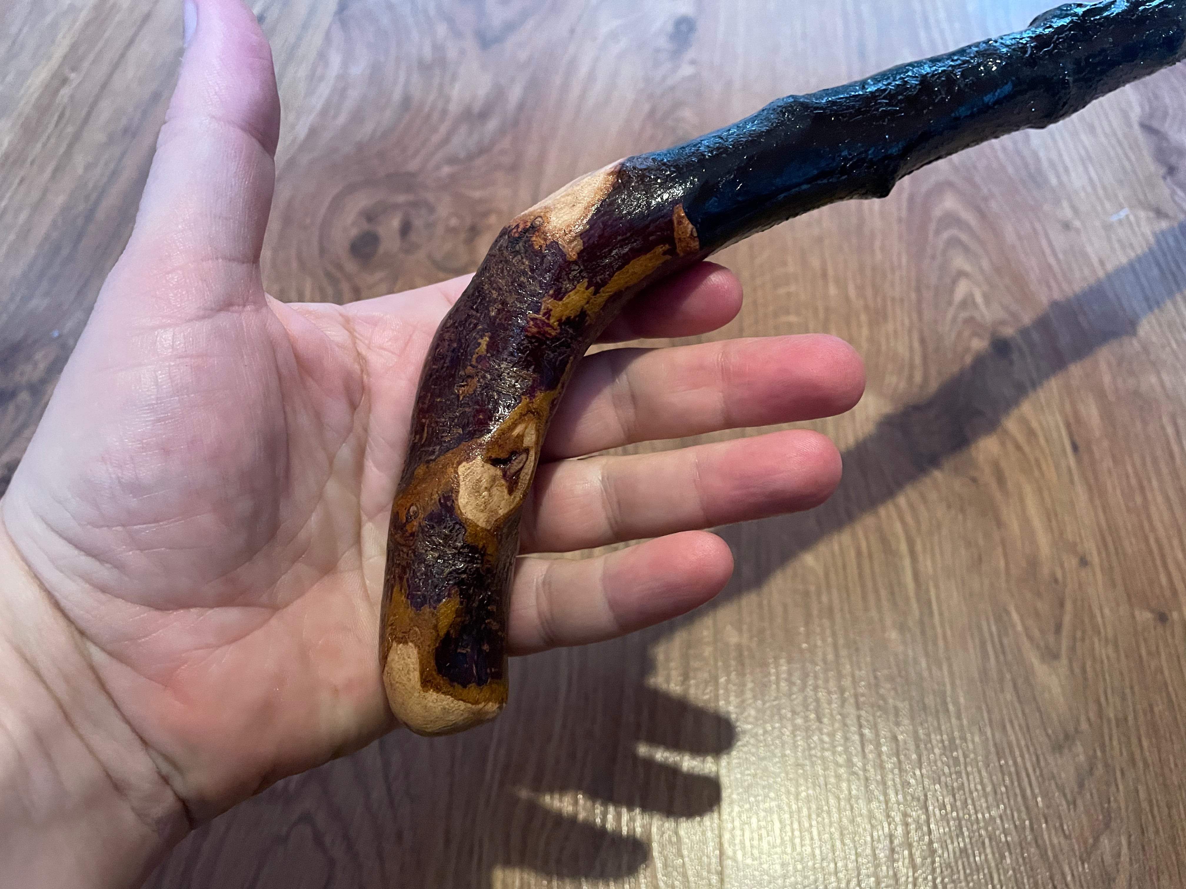 Blackthorn Walking Stick 35 1/2 inch - Handmade in Ireland