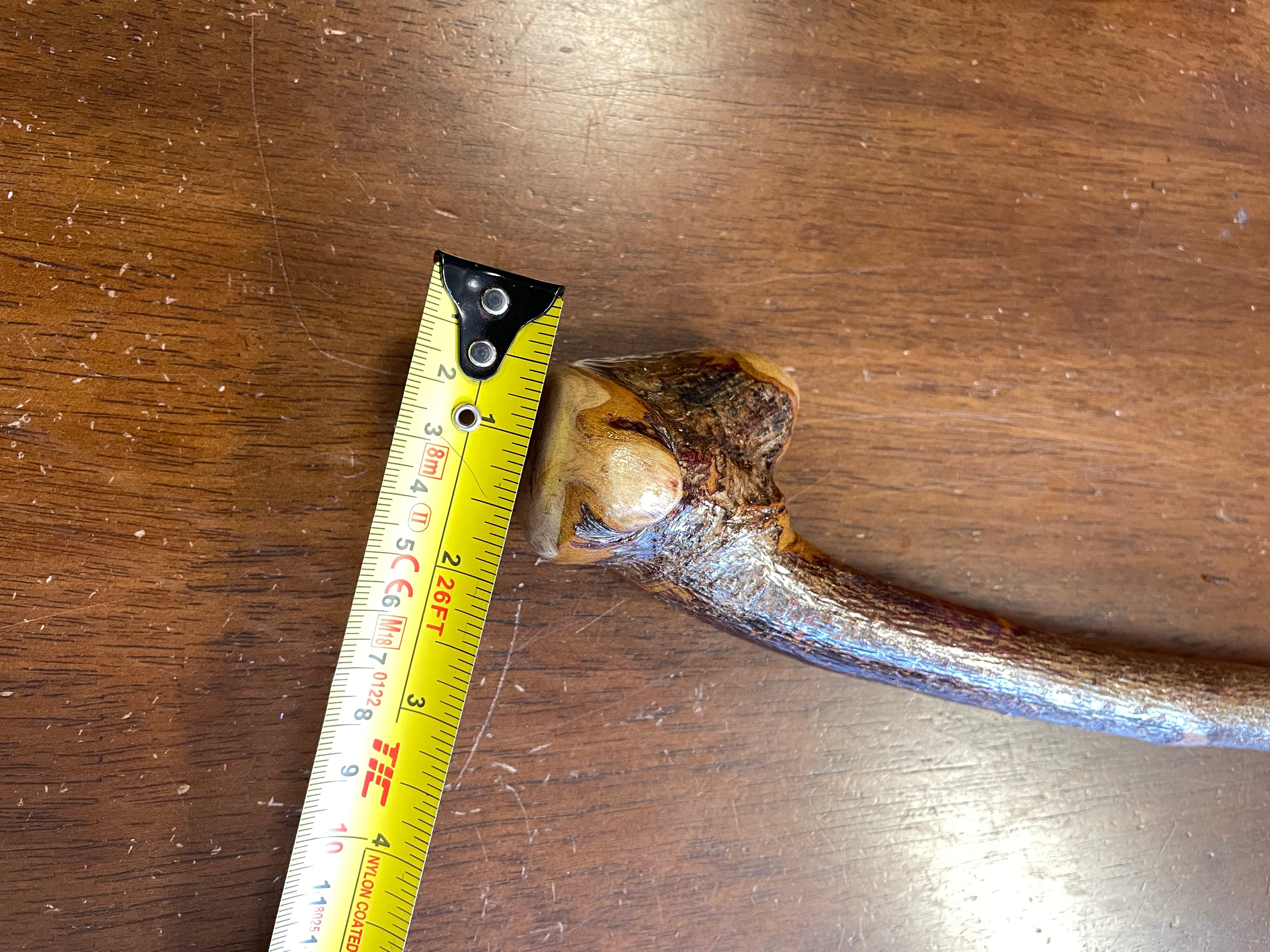 Blackthorn Walking Stick 36 1/4 inch - Handmade in Ireland