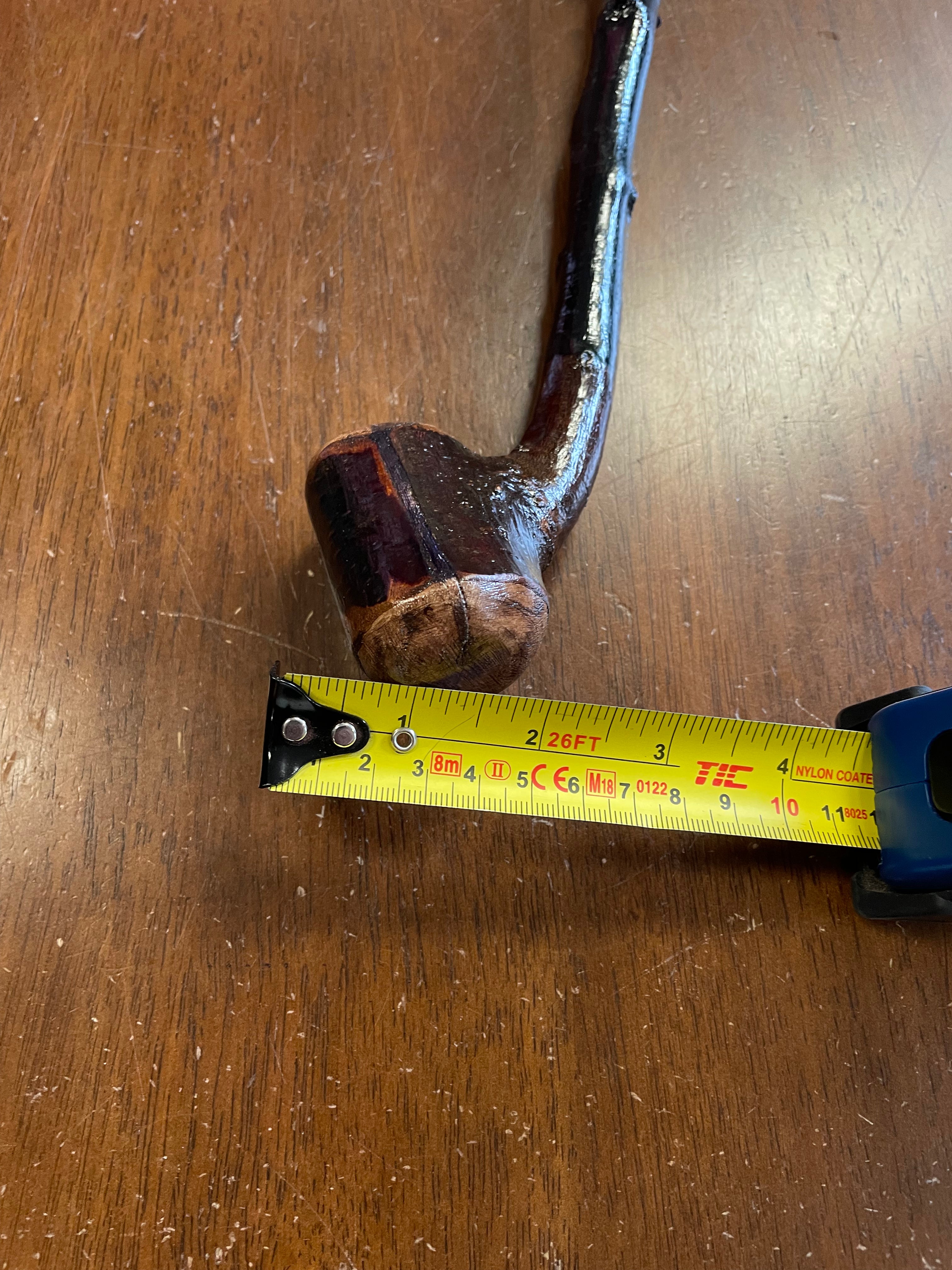 Blackthorn Walking Stick 35 1/2 inch - Handmade in Ireland
